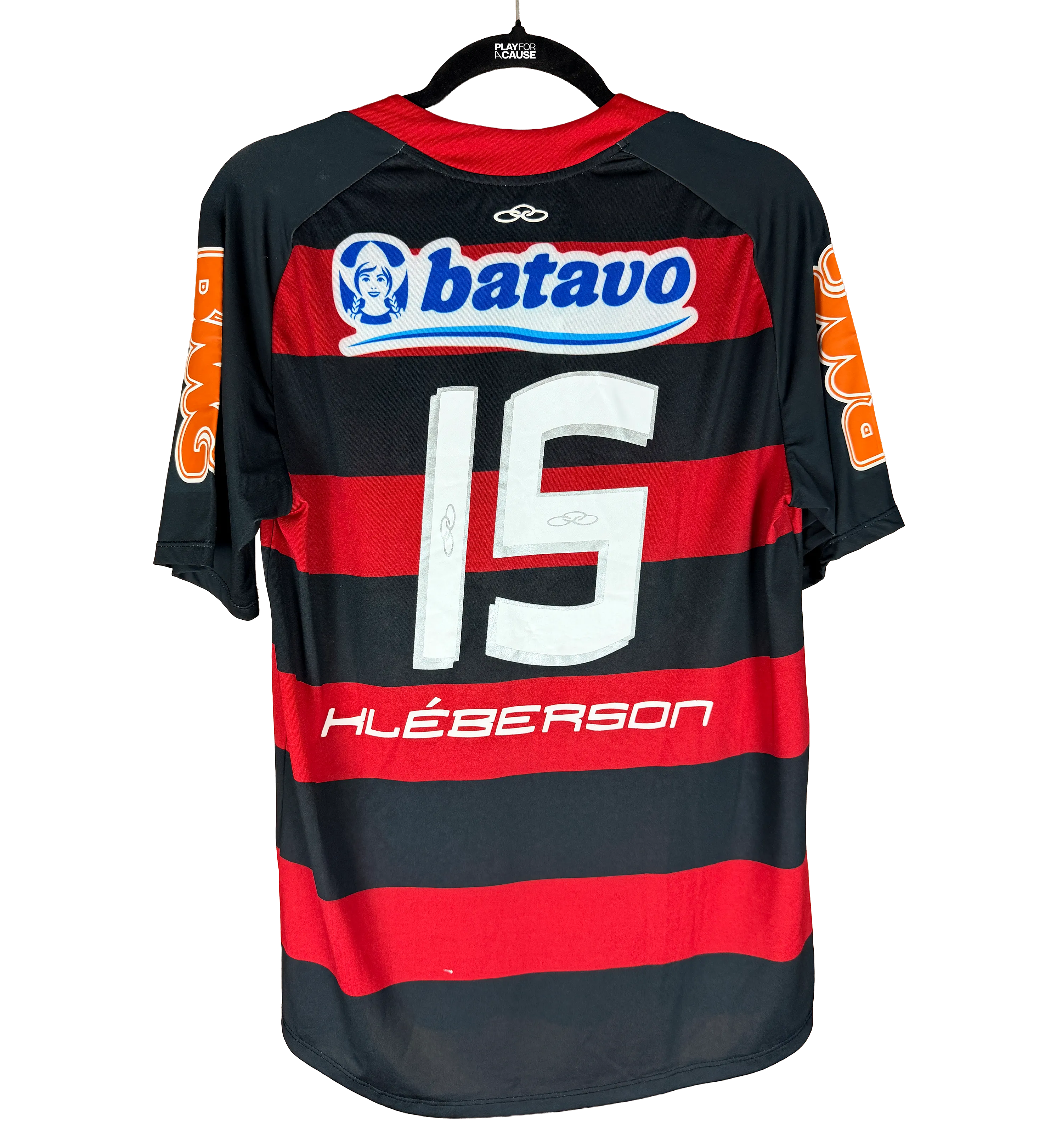 Camiseta Flamengo - Kléberson #15 - Autografiada por los jugadores — imagem 2 de 6