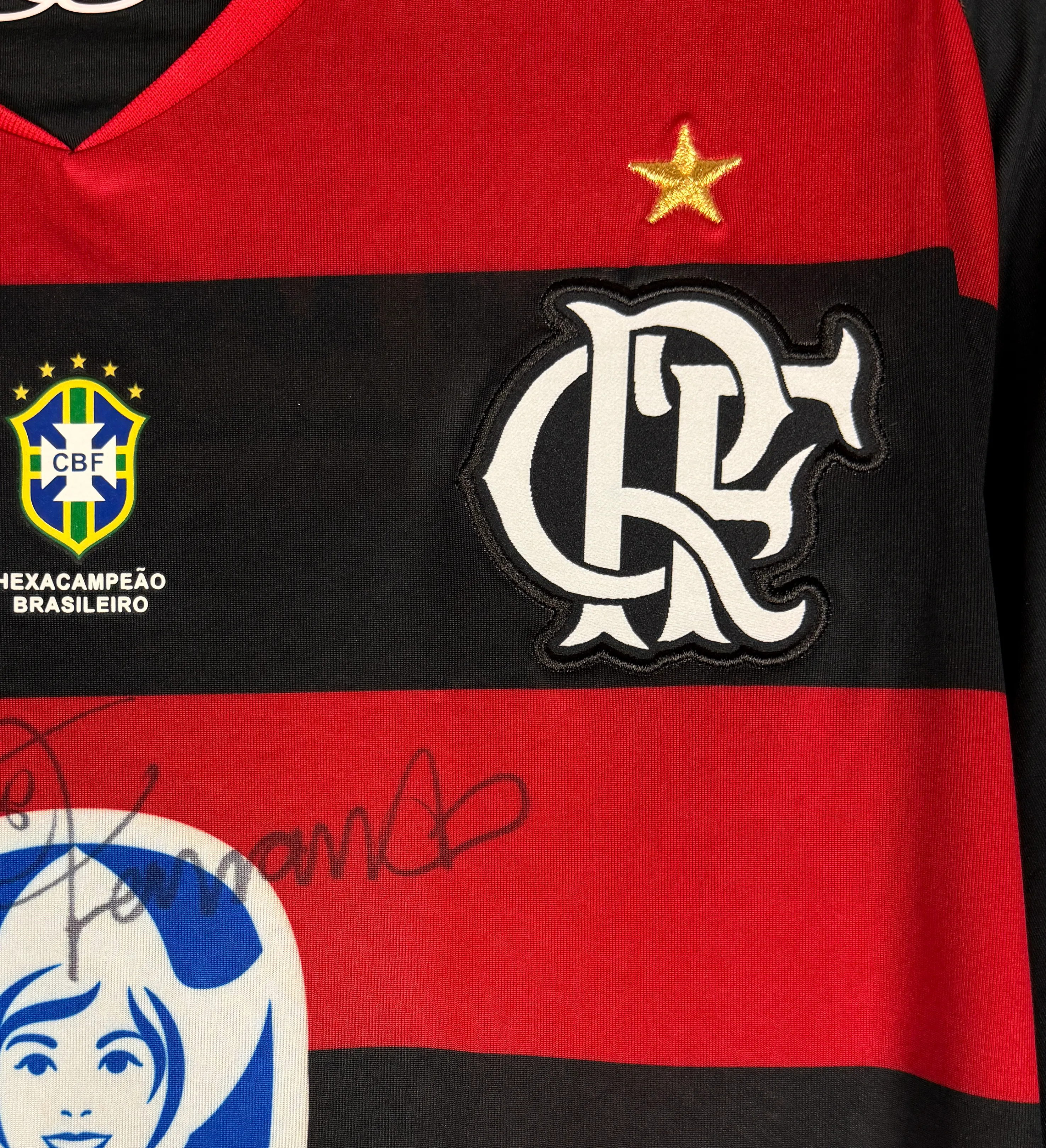 Camiseta Flamengo - Kléberson #15 - Autografiada por los jugadores — imagem 3 de 6
