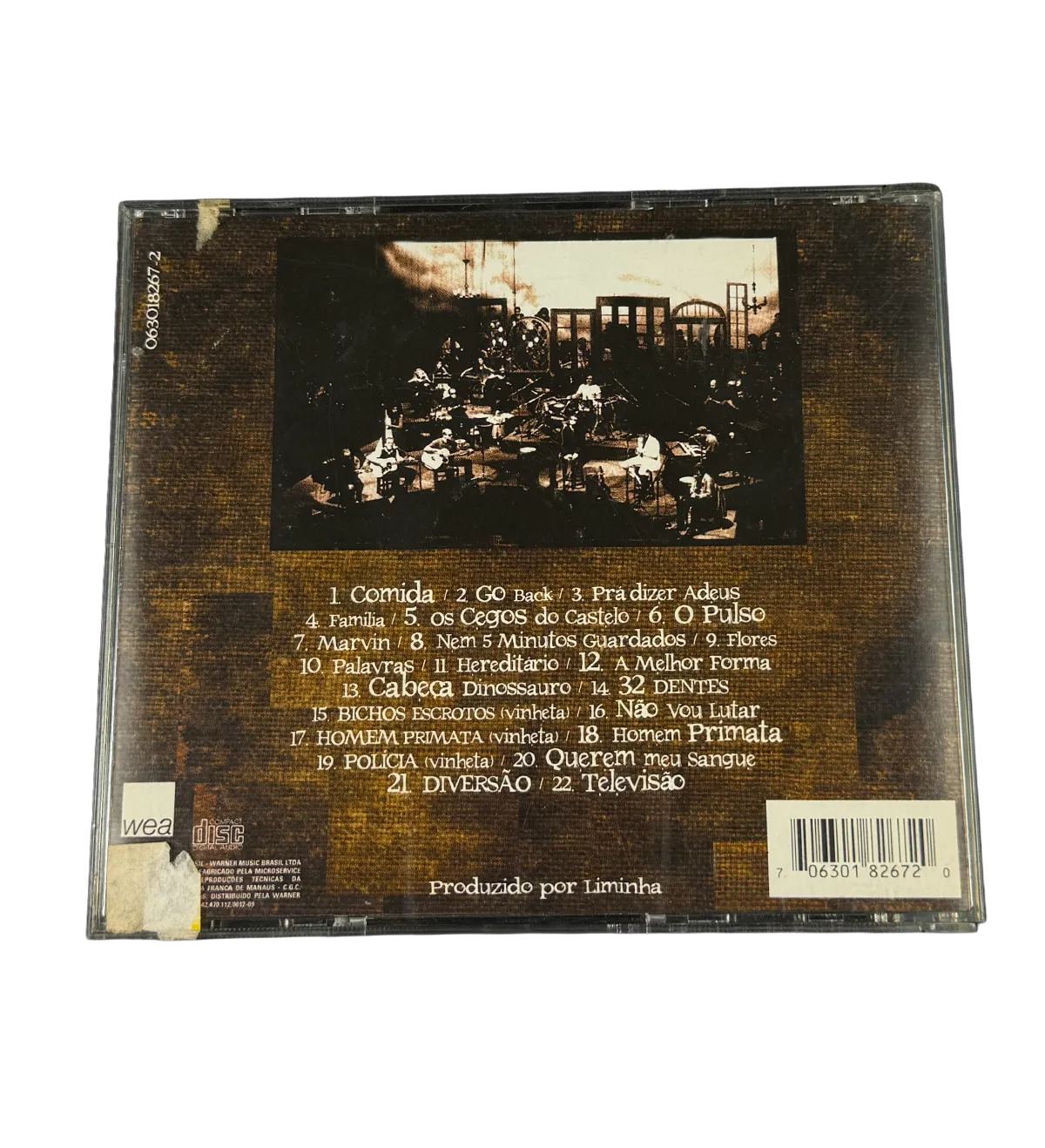 CD – Titãs – MTV Unplugged (1997) – Signed by Nando Reis, Charles Gavin, Sérgio Britto, Tony Bellotto, Branco Mello and Paulo Miklos — imagem 2 de 4