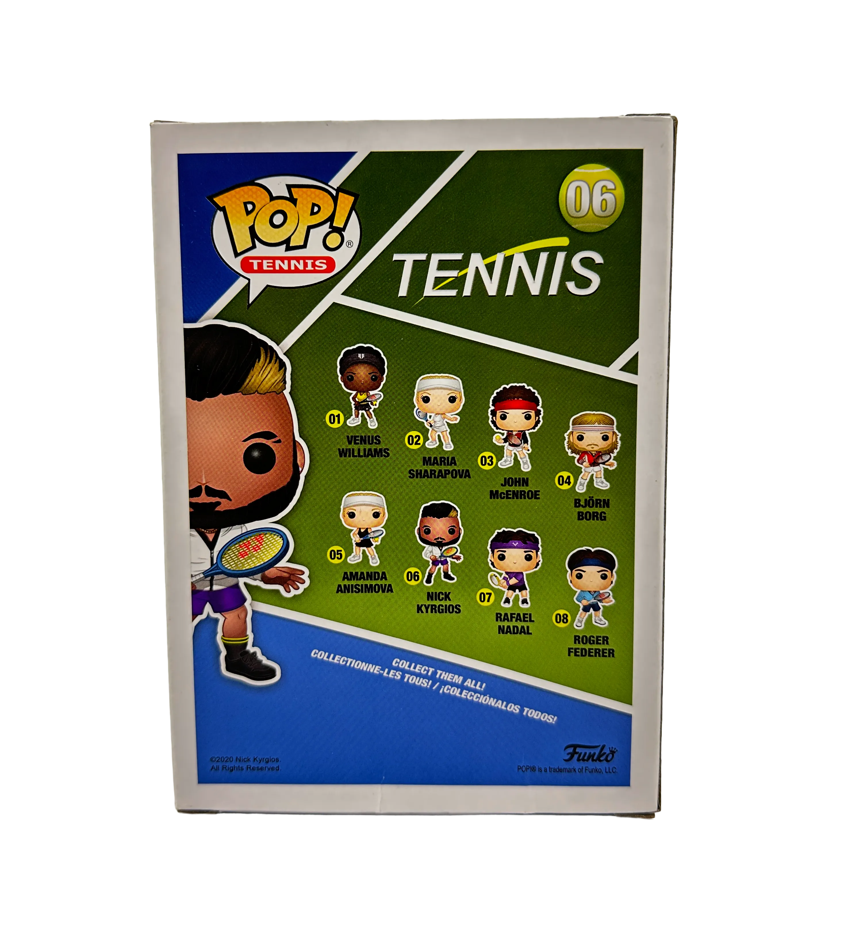 Funko Pop – Nick Kyrgios – Autografiado por el Ídolo – Peritaje SZE — imagem 2 de 5