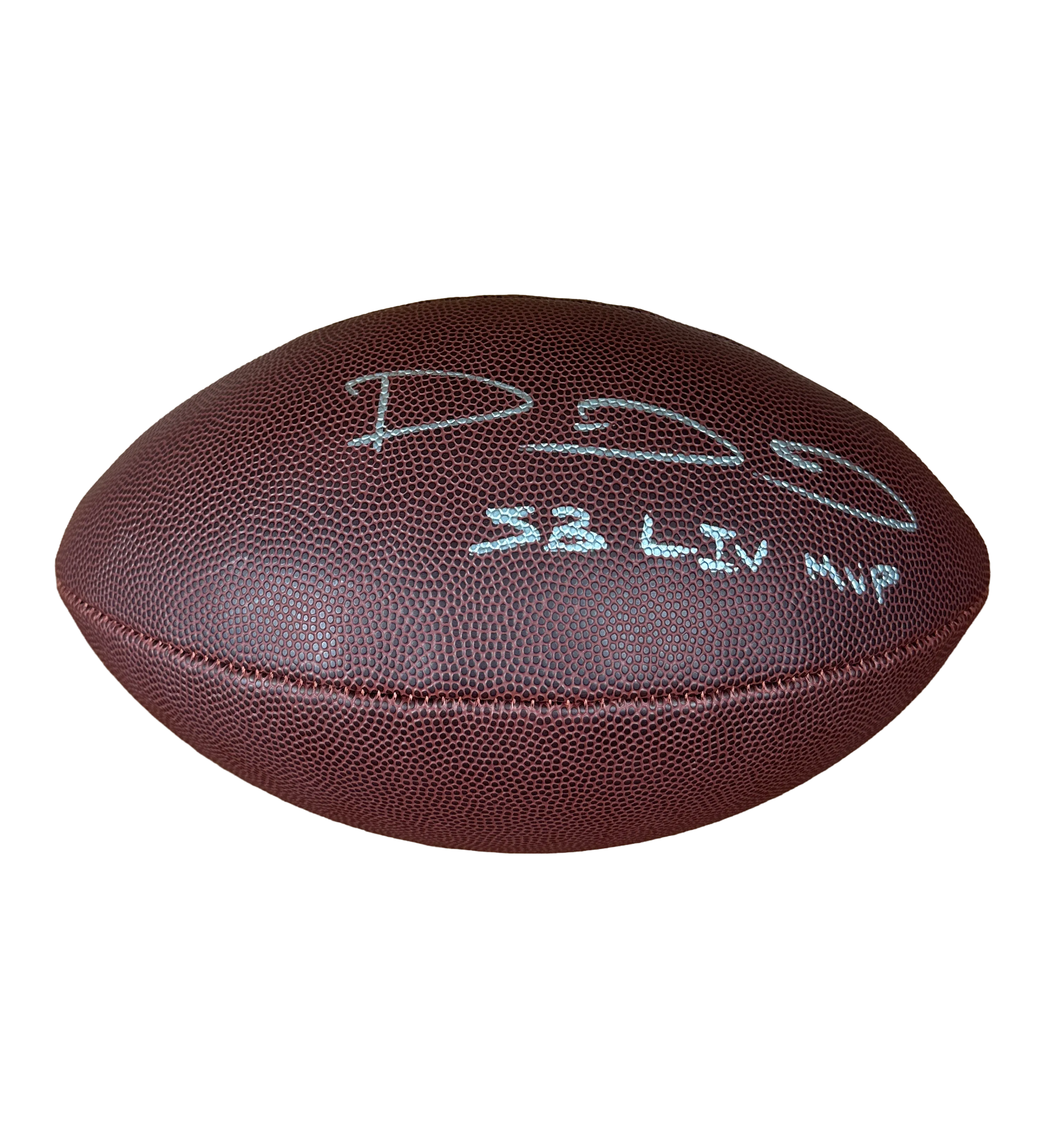Bola NFL Wilson “The Duke” Commissioner Autografada Por Patrick Mahomes Campeão do Super Bowl LIV MVP — imagem 2 de 3