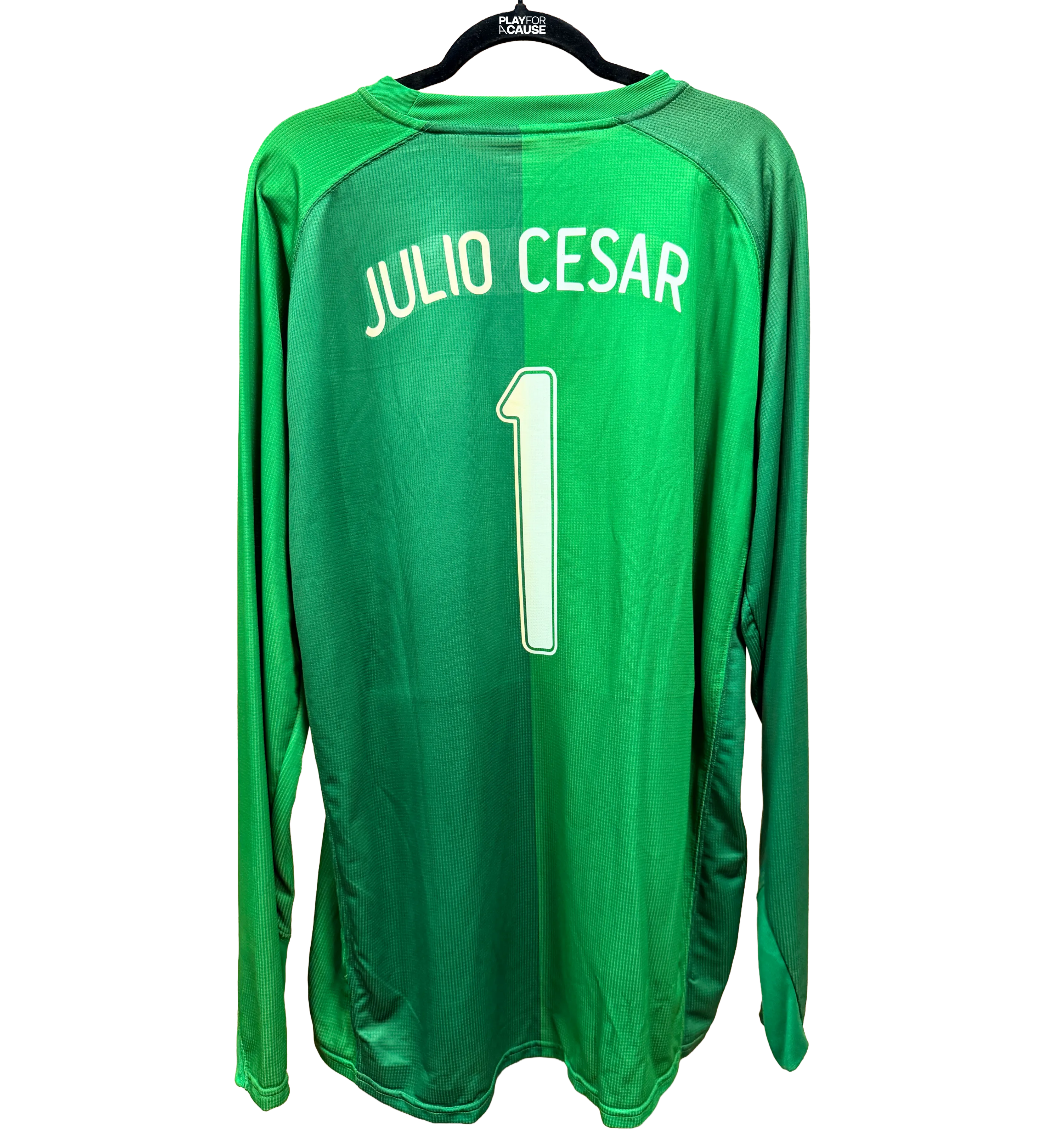 Camisa Brasil Júlio César Copa América 2007 Autografada pelo Craque — imagem 2 de 3