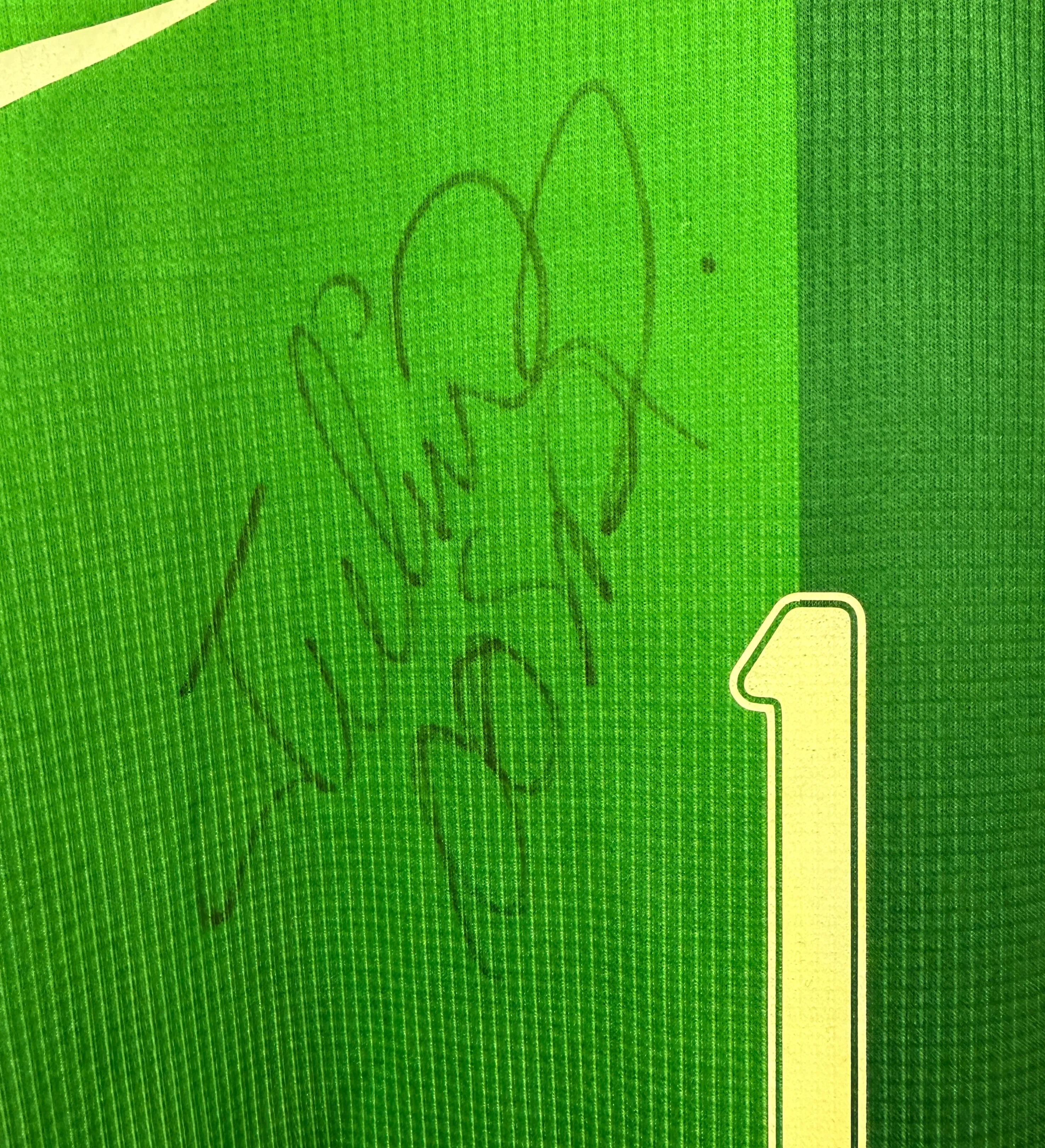 Camisa Brasil Júlio César Copa América 2007 Autografada pelo Craque — imagem 3 de 3