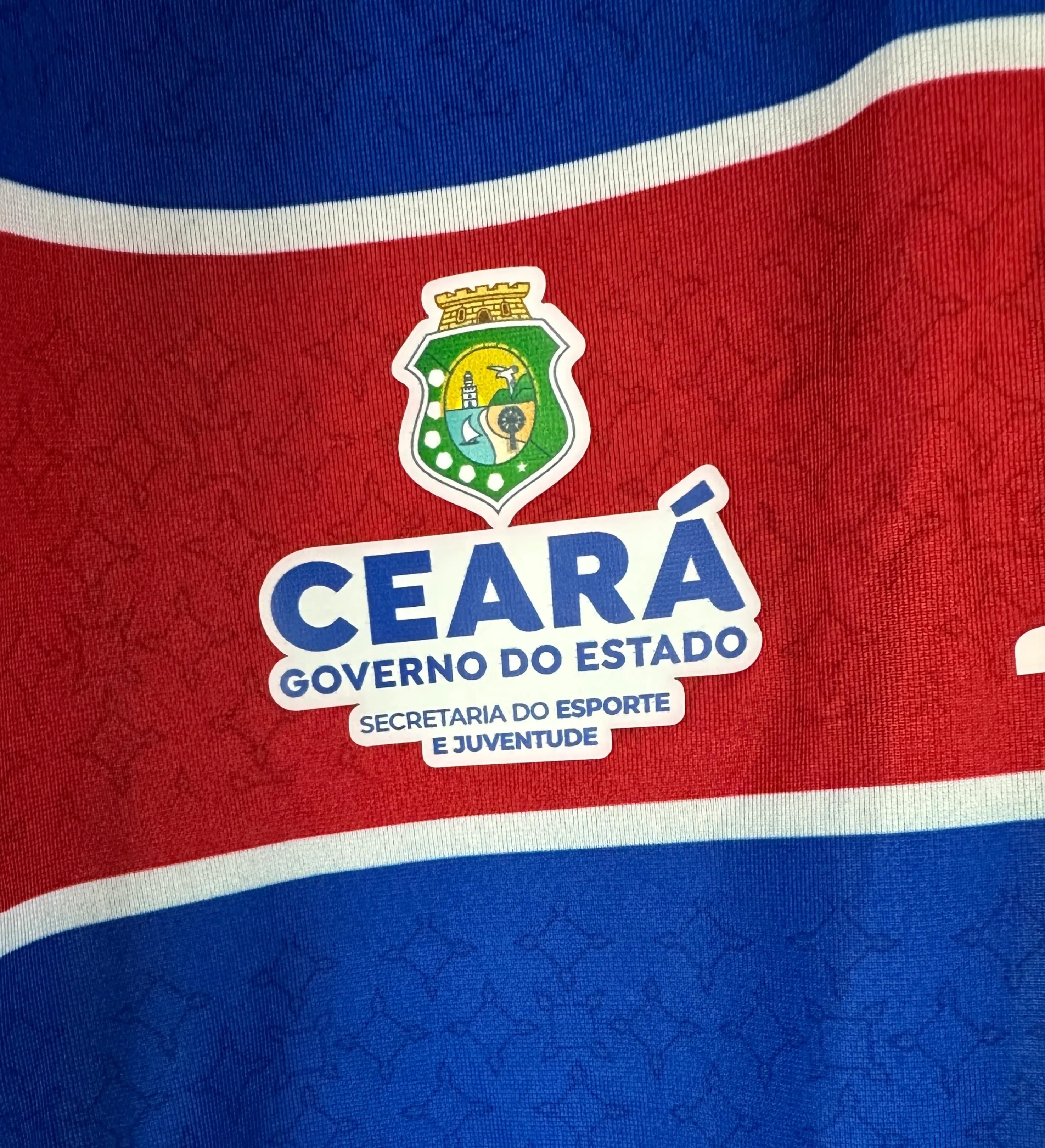 Camiseta Fortaleza – Kauã Rocha - Fortaleza vs Cuiabá – Estreno del Uniforme 2026 – Serie B 2026 – Usada en Partido y Firmada — imagem 3 de 5