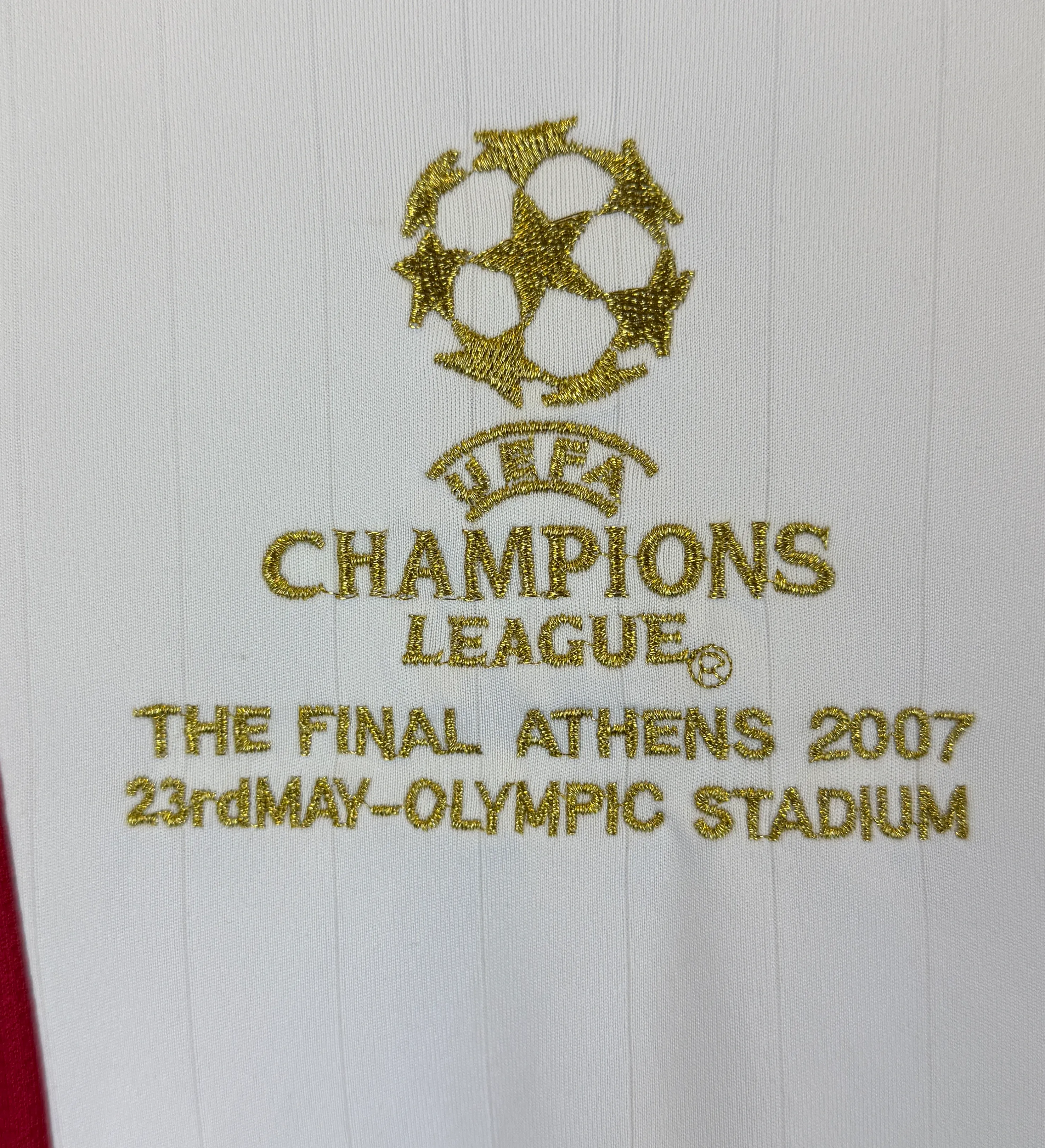 Camisa Retrô Milan Autografada Pelo Paolo Maldini Final Champions League 2007 — imagem 4 de 8