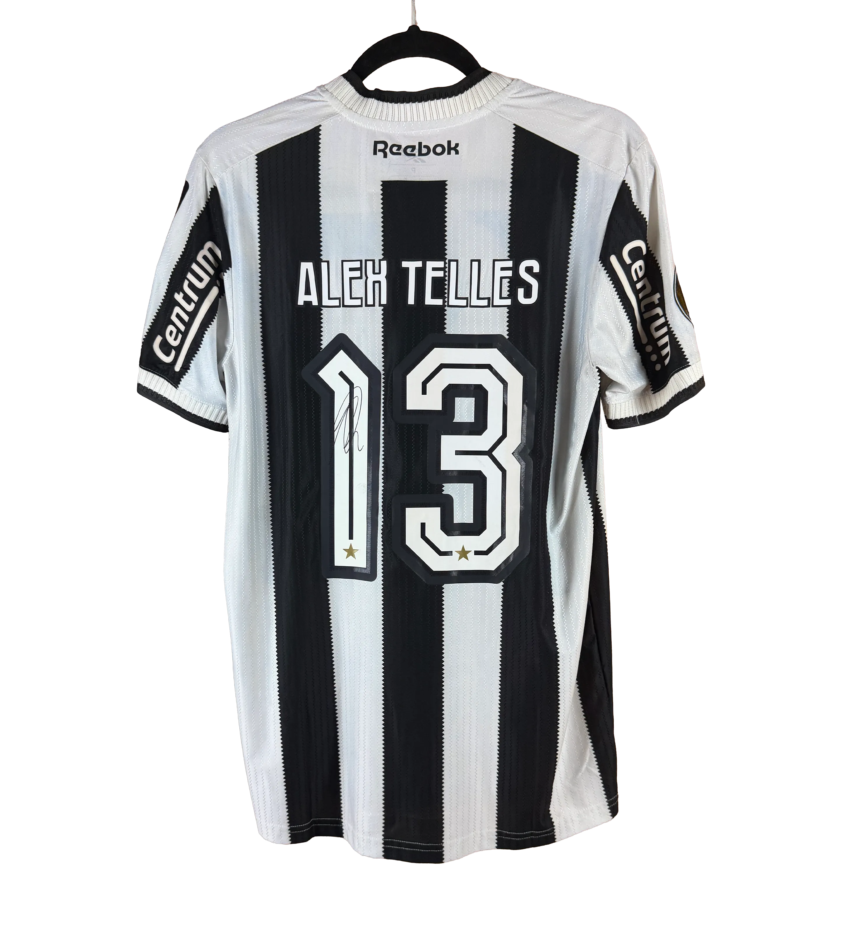 Botafogo Jersey – Alex Telles – 2025 Copa Libertadores – Botafogo 2 x 0 Carabobo – Tribute to Goalkeeper Manga – Signed by Alex Telles — imagem 7 de 7
