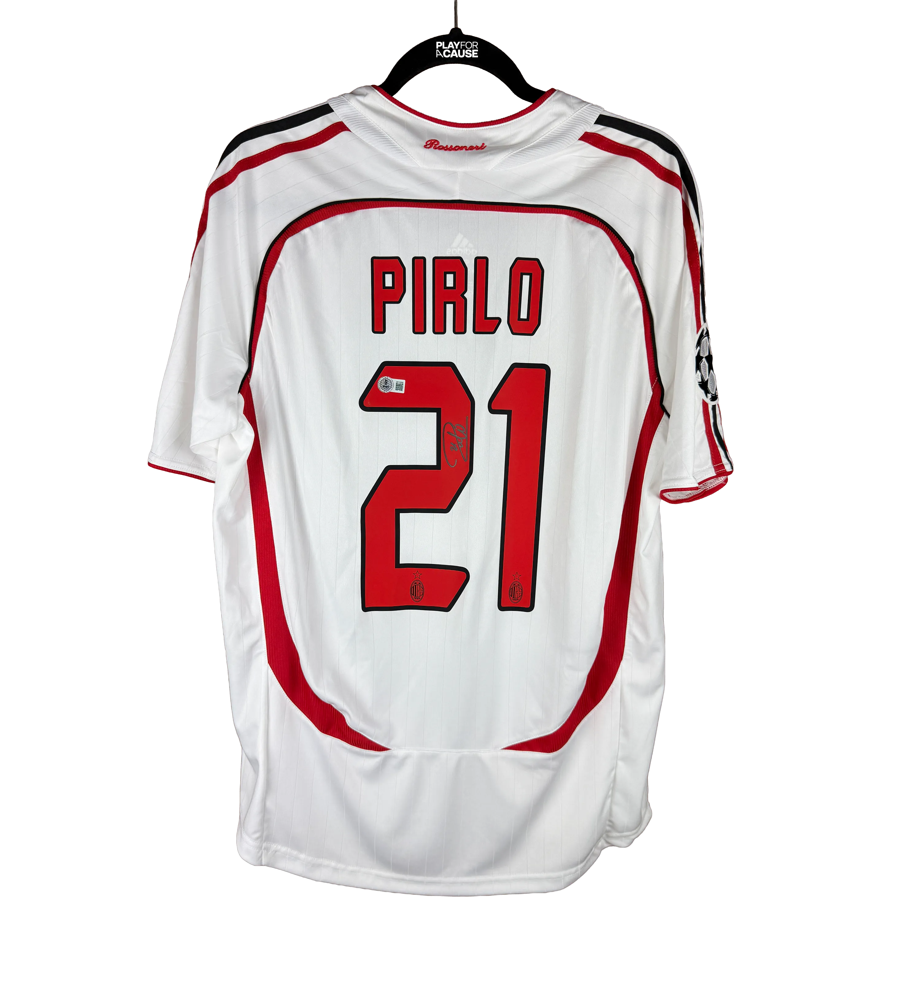 AC Milan Jersey – Pirlo – 2007 Champions League Final – Signed by the Legend — imagem 2 de 3