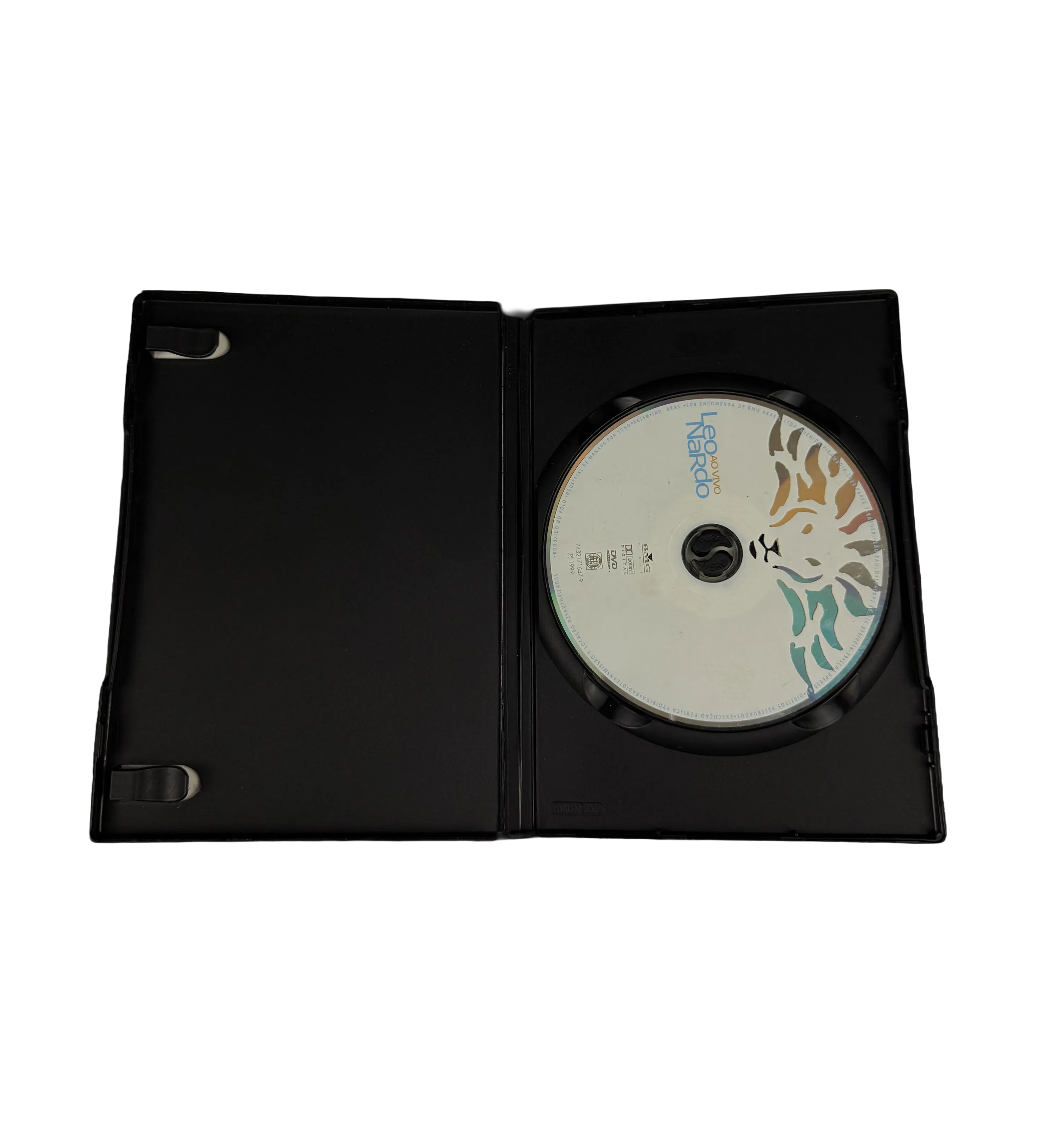 DVD - Leonardo Ao Vivo - Show Tempo - Gravado no Olympia / 1999 - Autografado pelo Cantor Sertanejo — imagem 4 de 4