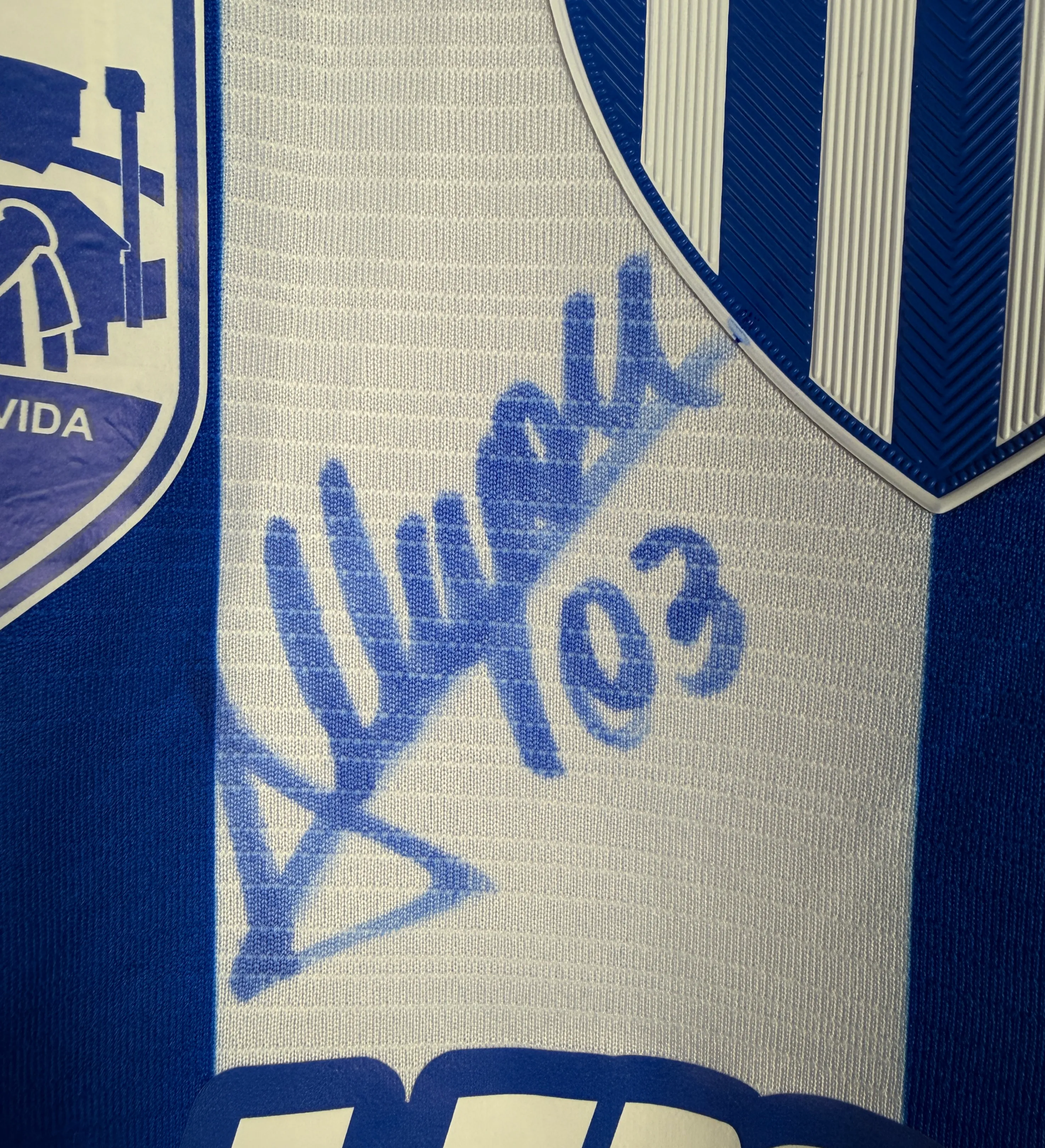 Match-Worn and Signed Wallison Avaí Jersey with Father's Day Patch - AVA vs. CRB — imagem 3 de 6