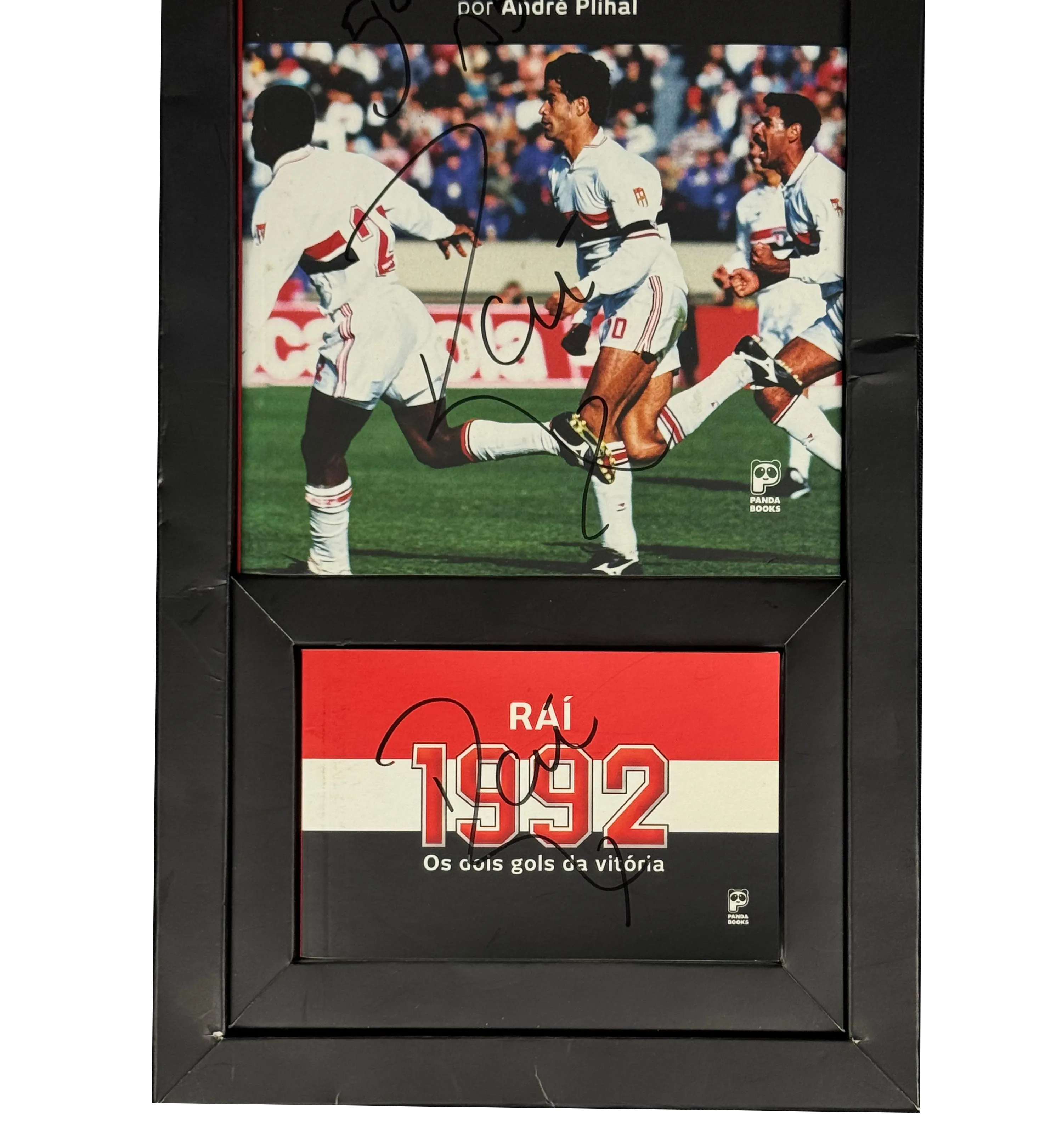 Book Raí – São Paulo – 1992 – “The World in 3 Colors” – 2013 Edition – Signed + Mini Book of the 2 Winning Goals – Signed — imagem 3 de 3