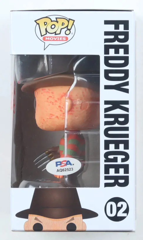 Funko Pop! – A Nightmare on Elm Street #02 Freddy Krueger – Signed by Robert Englund – PSA Authentication — imagem 3 de 5