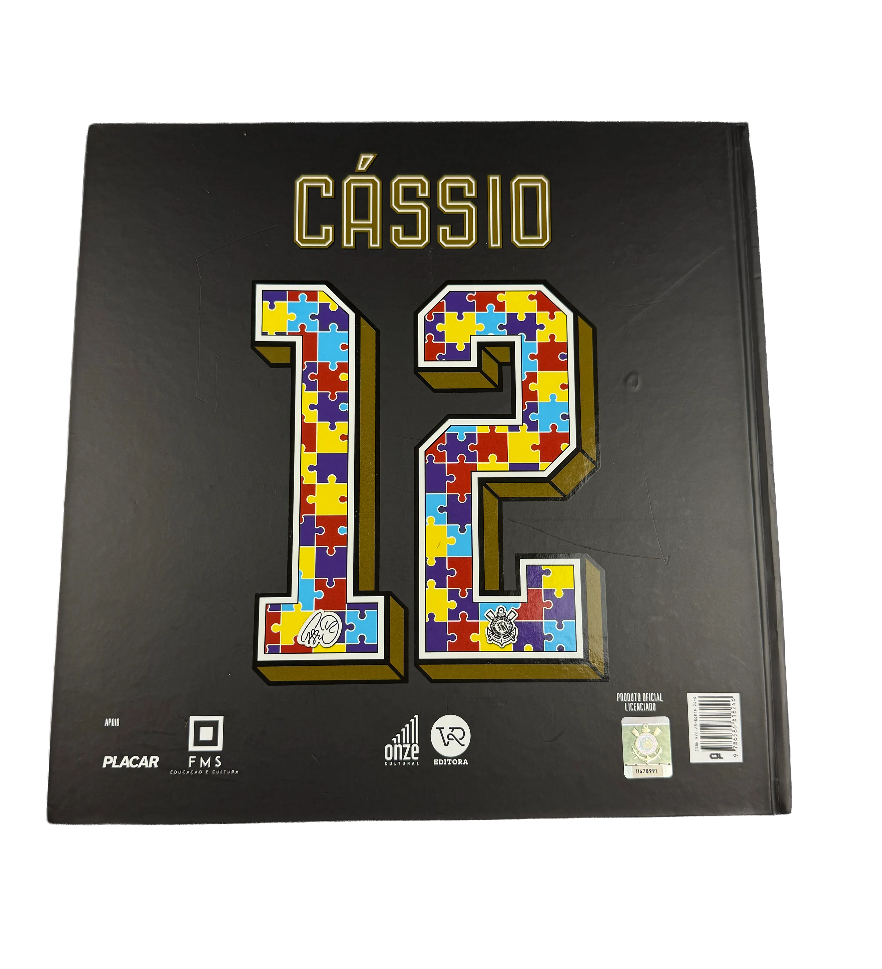 Livro - Cassio - O Gigante do Corinthians - Edicao Limitada - 2024 - Autografada pelo Goleiro Idolo do Timao — imagem 3 de 3