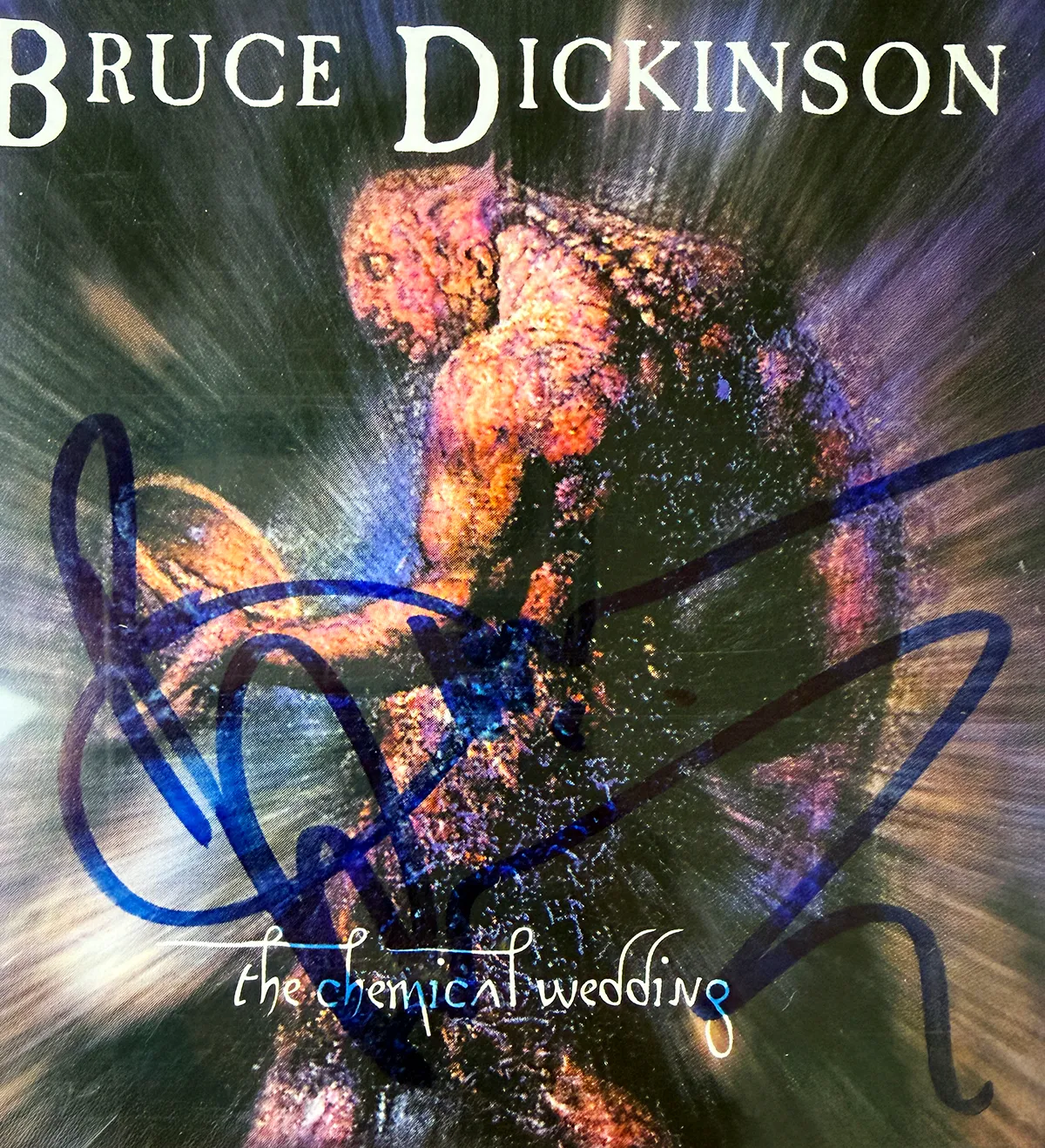 CD Bruce Dickinson The Chemical Wedding 1998 Álbum Solo do Vocalista da Banda Iron Maiden Autografado pelo Ídolo — imagem 3 de 4