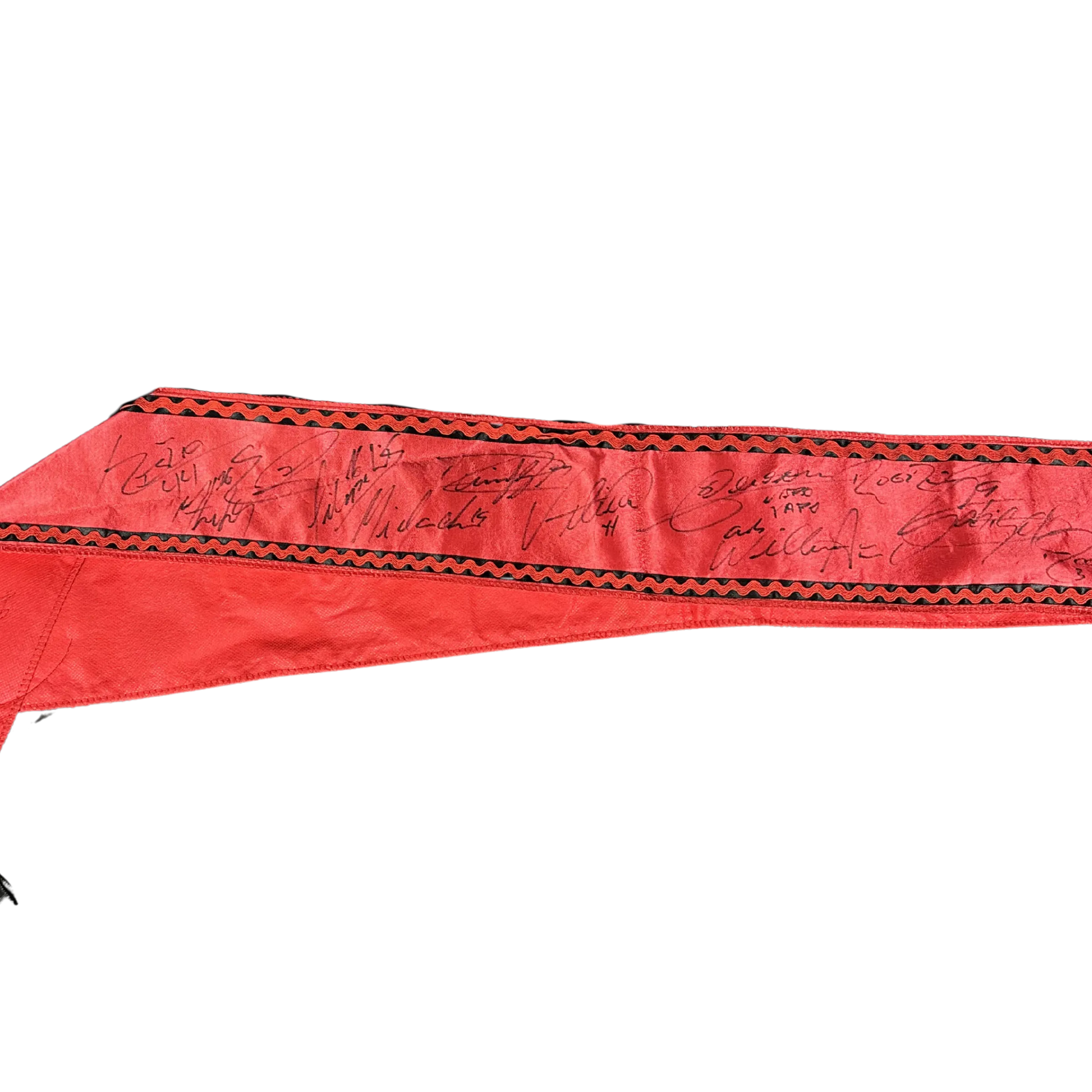 Official Banner – Flamengo Eight-Time Brazilian Championship Winner – Titles in 1980, 1982, 1983, 1987, 1992, 2009 and 2019 – Autographed by Gabigol, Bruno Henrique, Thiago Maia, Léo Pereira, Arrascaeta, Rodrigo Caio, Rogério Ceni, Willian Arão, Gérson, D — imagem 3 de 3