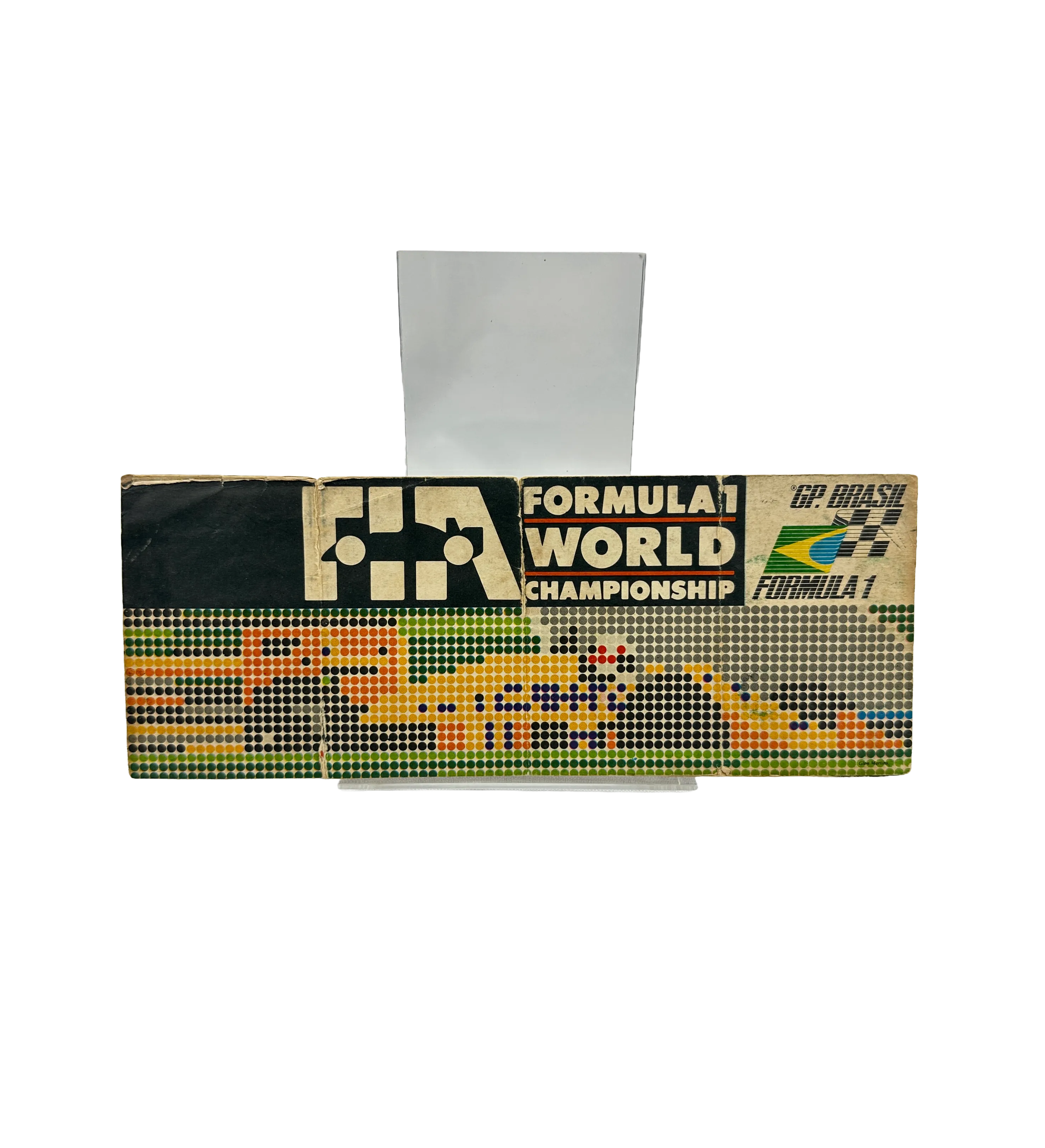 1989 Brazilian Grand Prix Ticket - Signed by Ayrton Senna — imagem 1 de 2