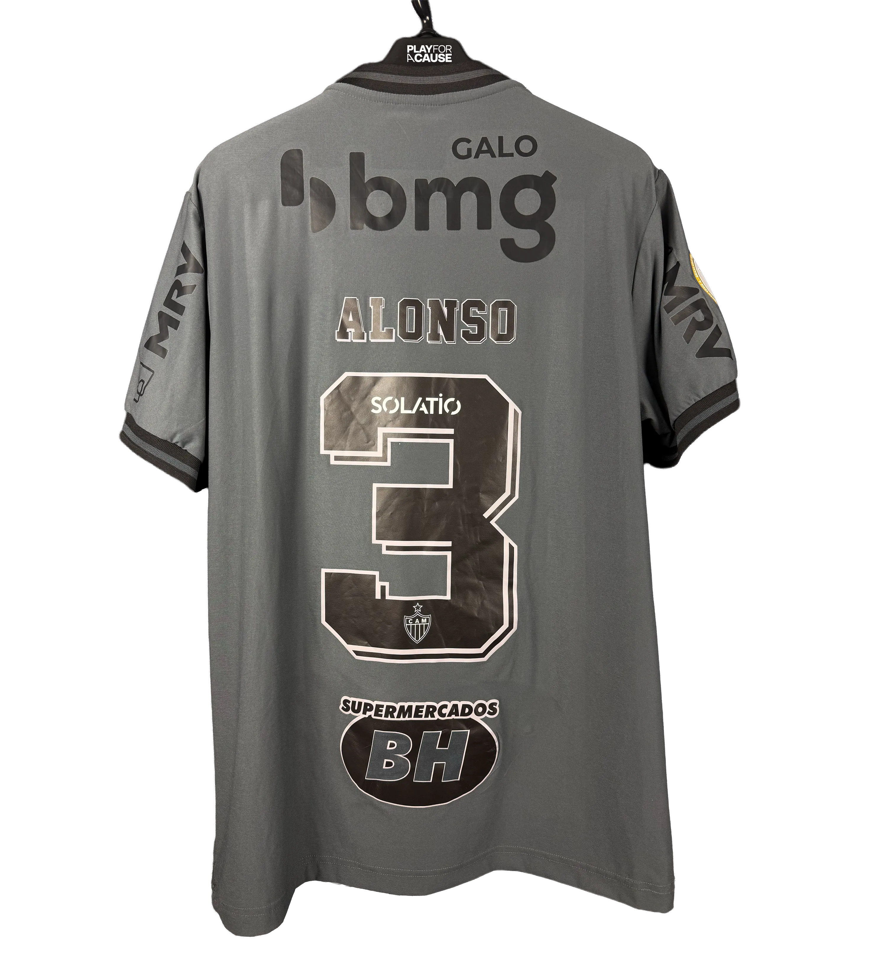 Camiseta Atlético Mineiro – Alonso – 2021 – Firmada por el Plantel Campeón — imagem 2 de 4