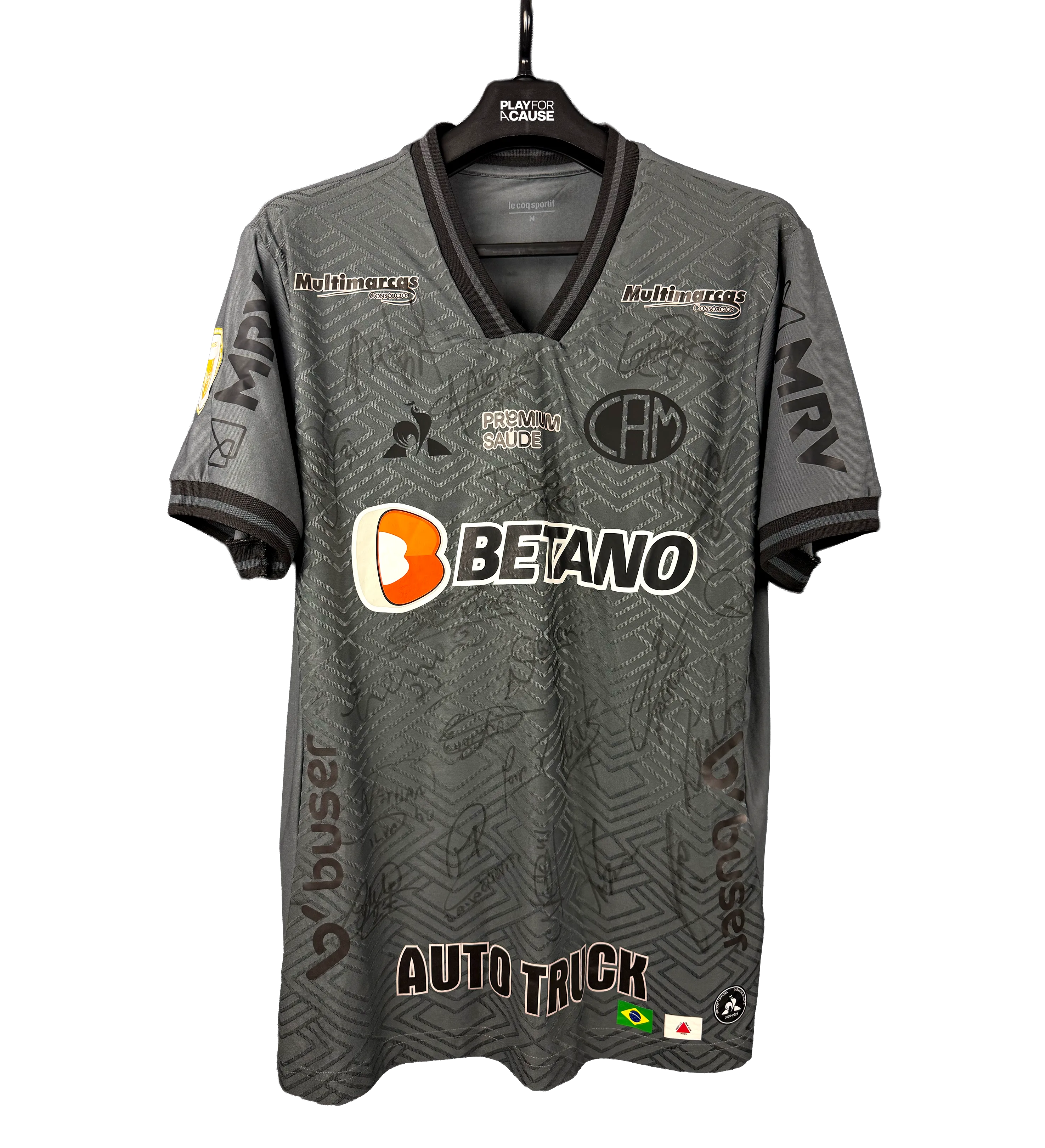 Camiseta Atlético Mineiro – Alonso – 2021 – Firmada por el Plantel Campeón — imagem 1 de 4