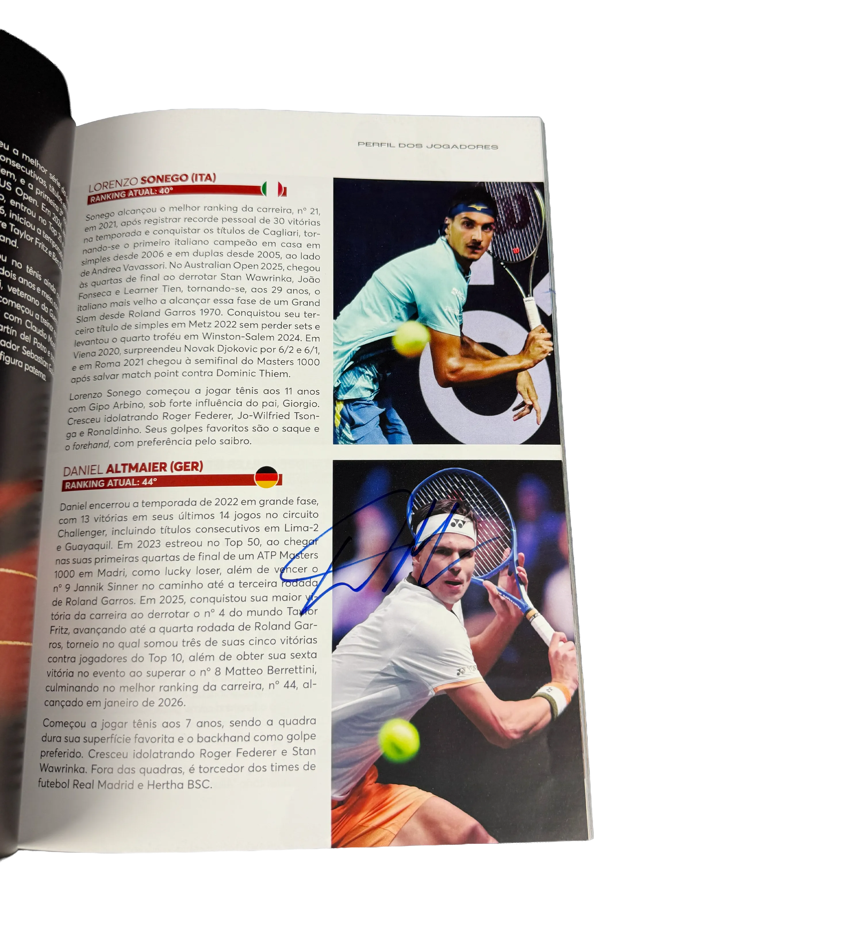 Revista Oficial Rio Open Fevereiro de 2026 Autografada por André Agassi, João Fonseca e Estrelas do Tênis Mundial — imagem 2 de 12