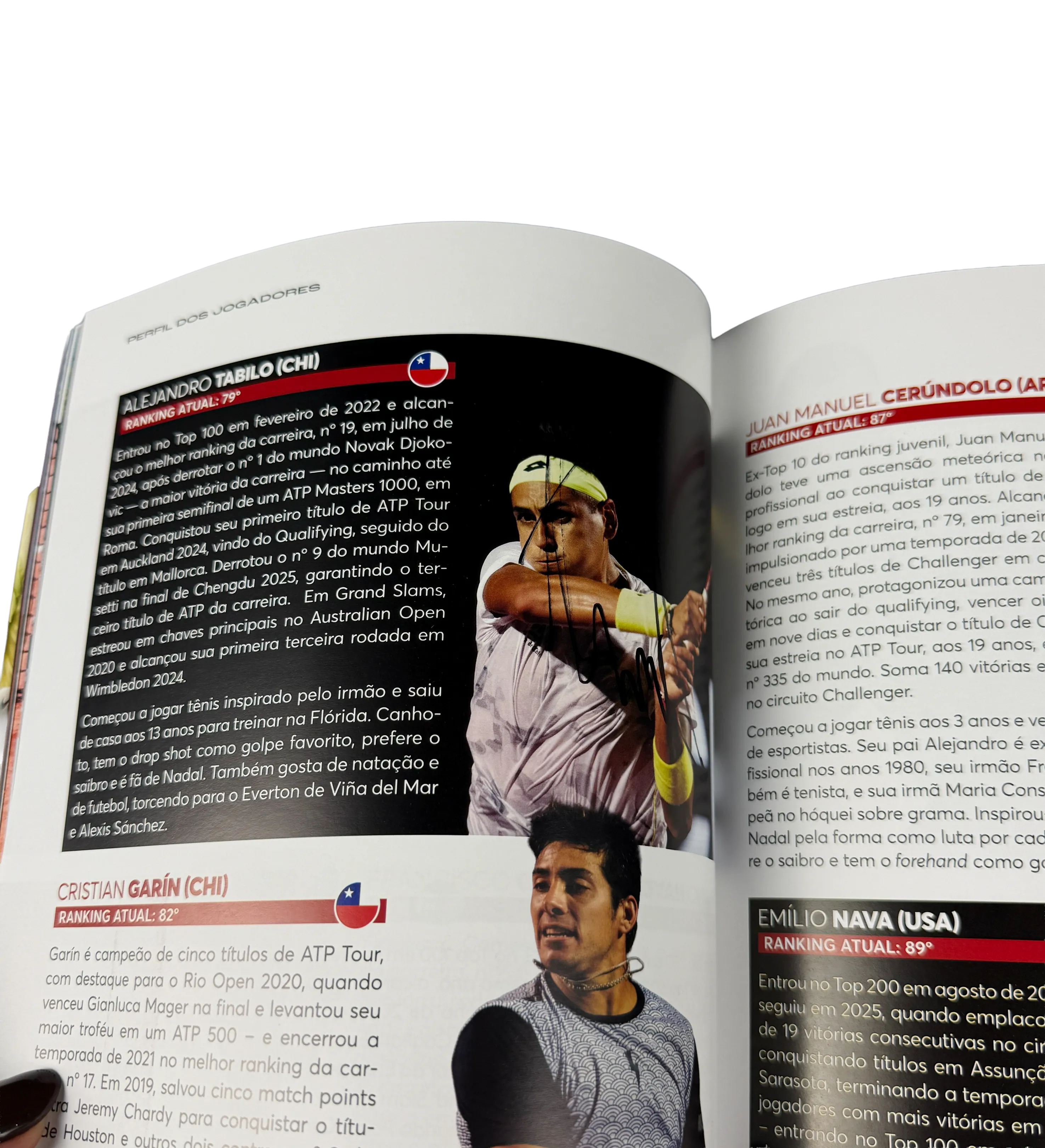 Revista Oficial Rio Open Fevereiro de 2026 Autografada por André Agassi, João Fonseca e Estrelas do Tênis Mundial — imagem 11 de 12