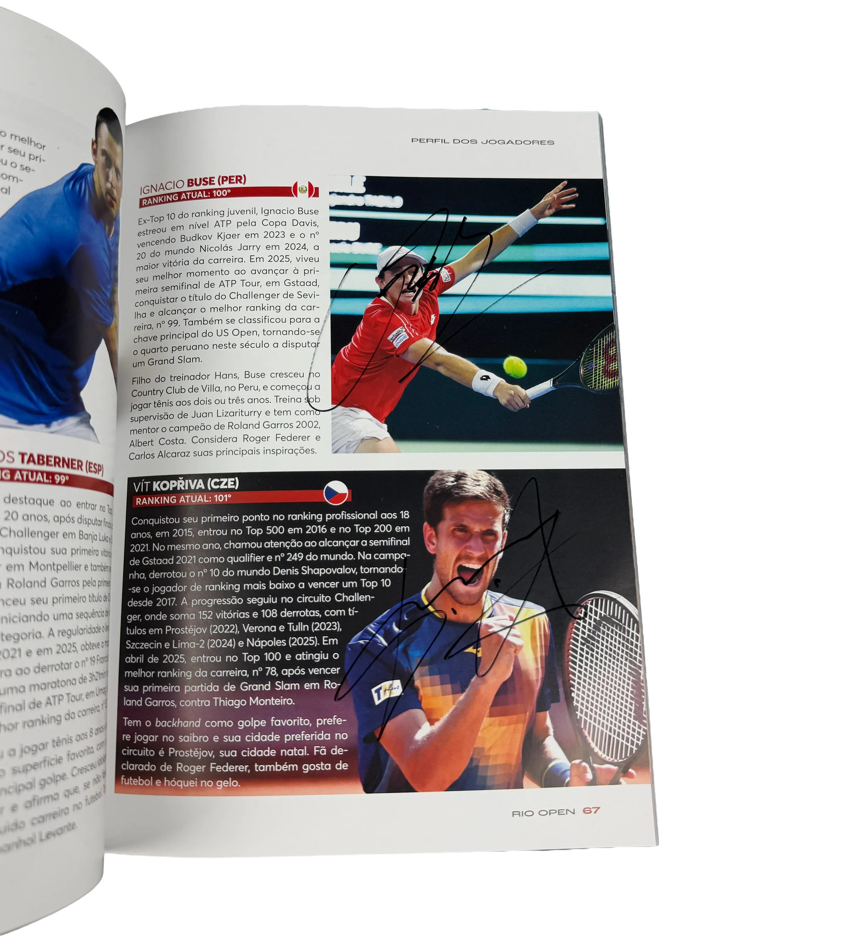 Revista Oficial Rio Open Fevereiro de 2026 Autografada por André Agassi, João Fonseca e Estrelas do Tênis Mundial — imagem 12 de 12