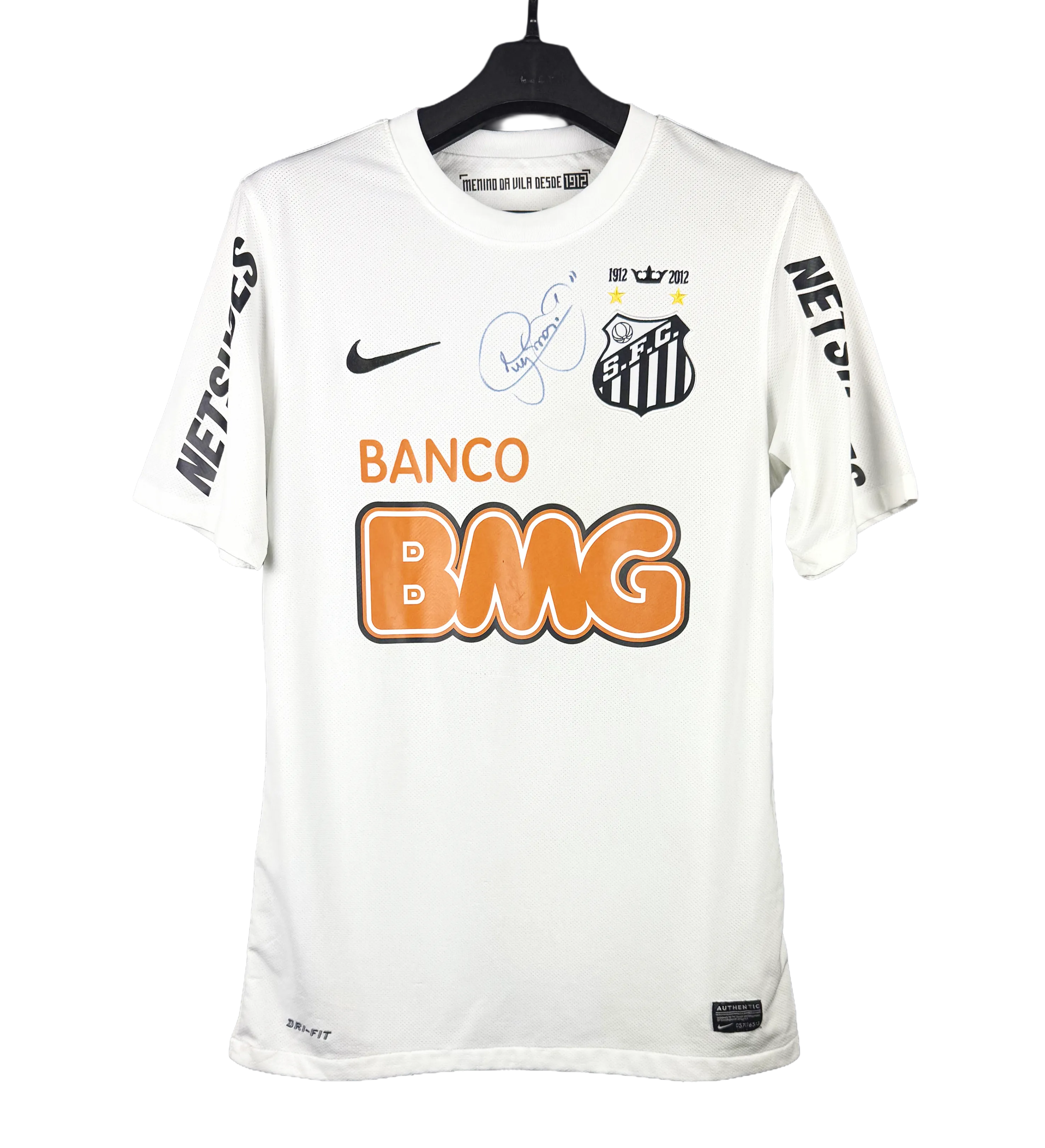 Camiseta del Santos Futebol Clube – Temporada 2012 – Firmada por Neymar — imagem 1 de 2