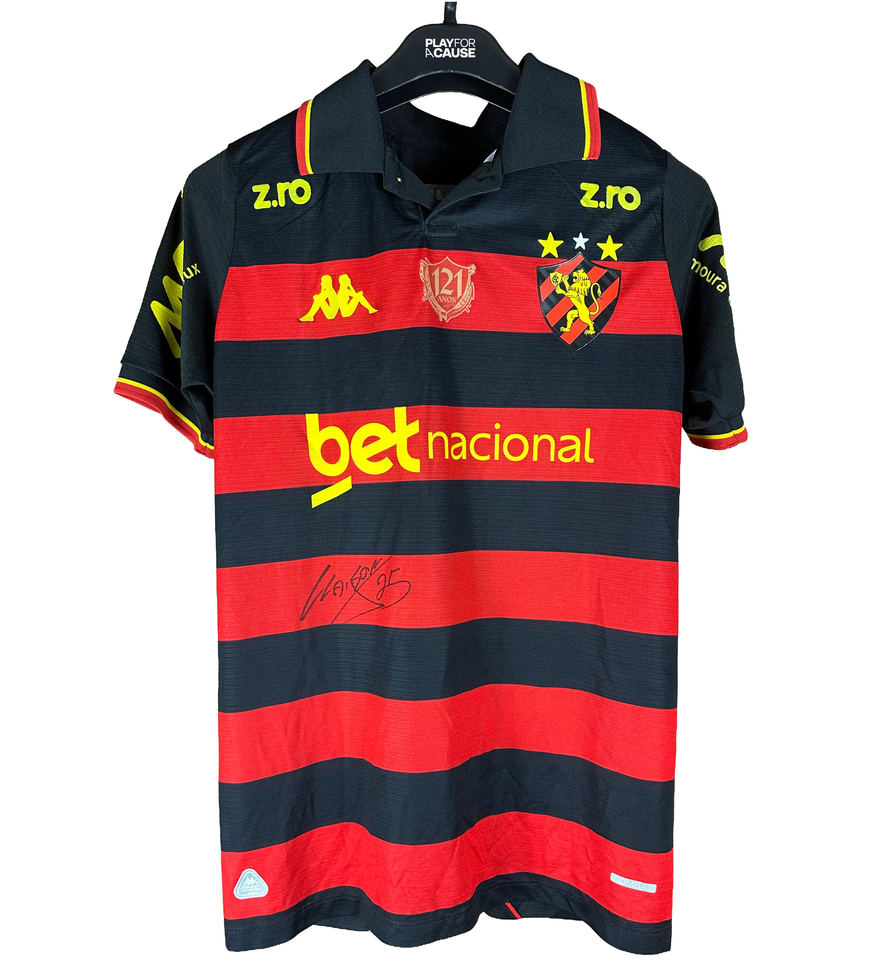 Camisa Sport Recife Clayson Patch 121 anos SPT x CRB Brasileirão Série B 2026 — imagem 2 de 2