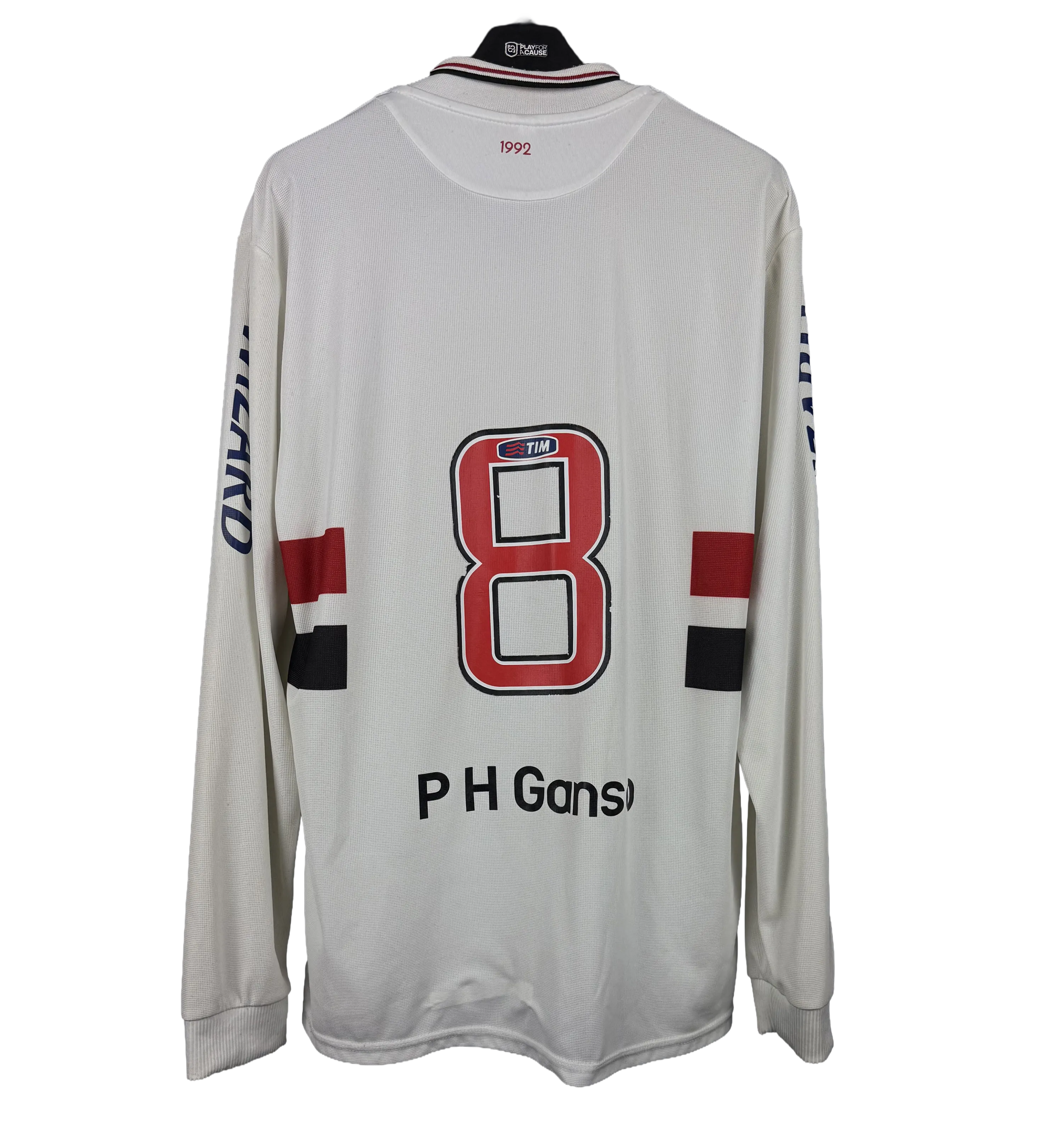Camisa Manga Longa São Paulo P.H. Ganso Campeonato Brasileiro 2012 Modelo Comemorativo Dos 20 Anos Da Libertadores e Mundial de 1992  — imagem 2 de 2