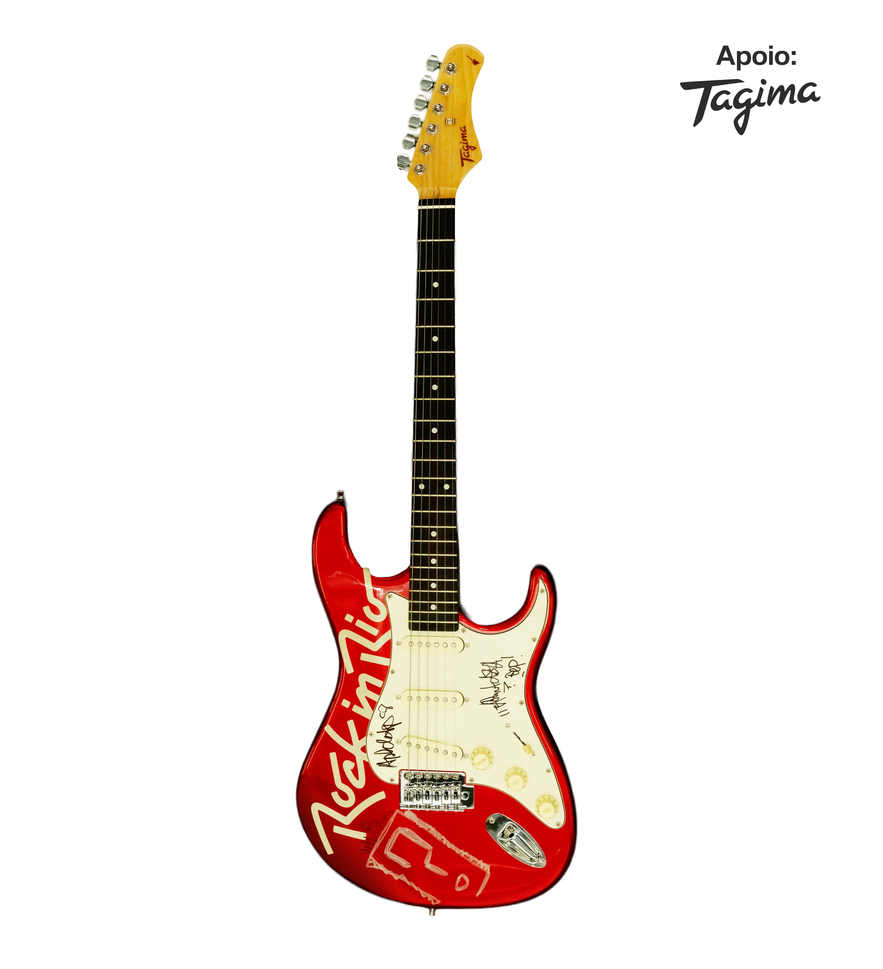 Guitar autographed by Black Eyed Peas — imagem 4 de 4