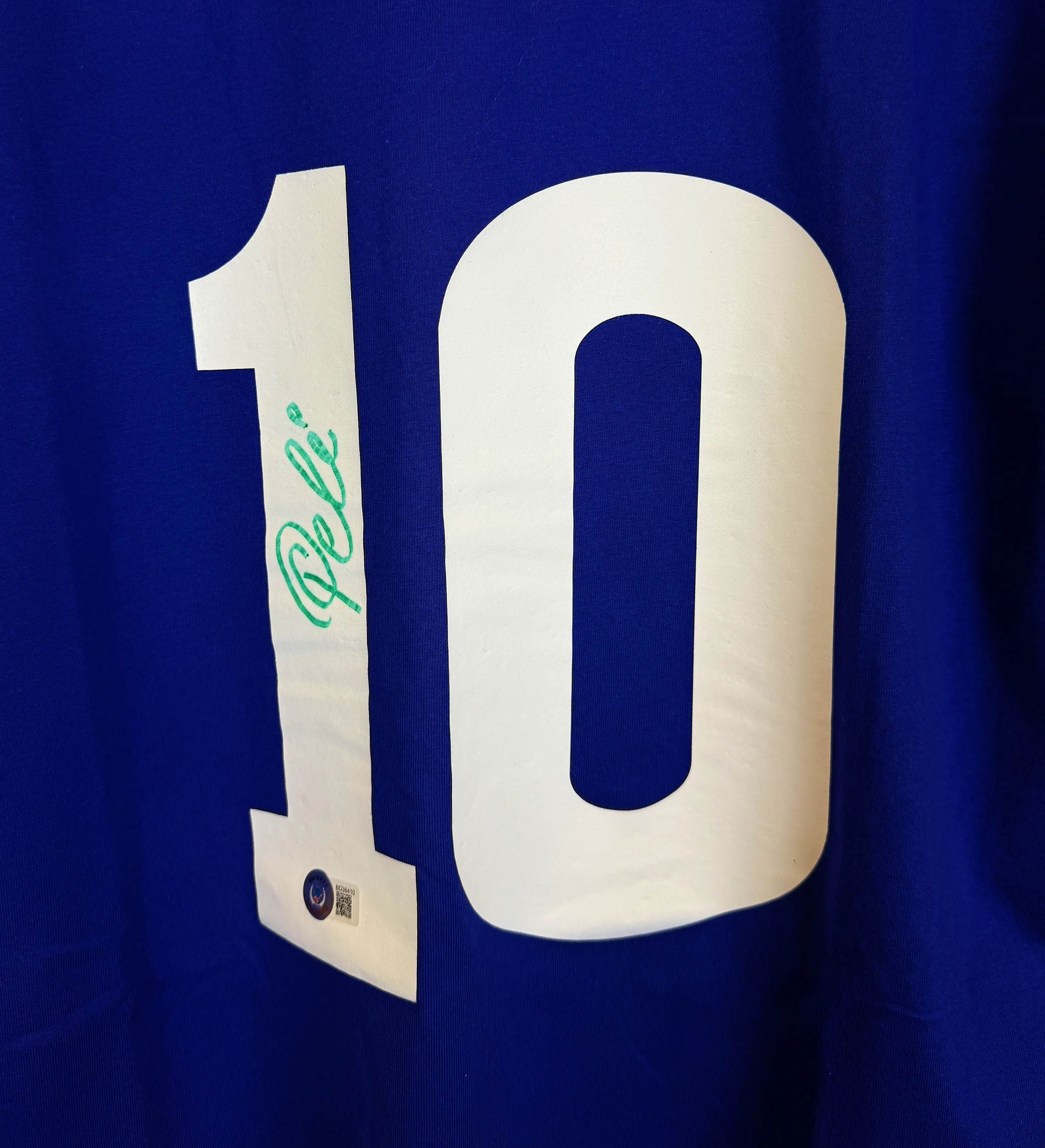 Camisa Brasil Pelé Retrô 1958 Azul Réplica — imagem 5 de 5