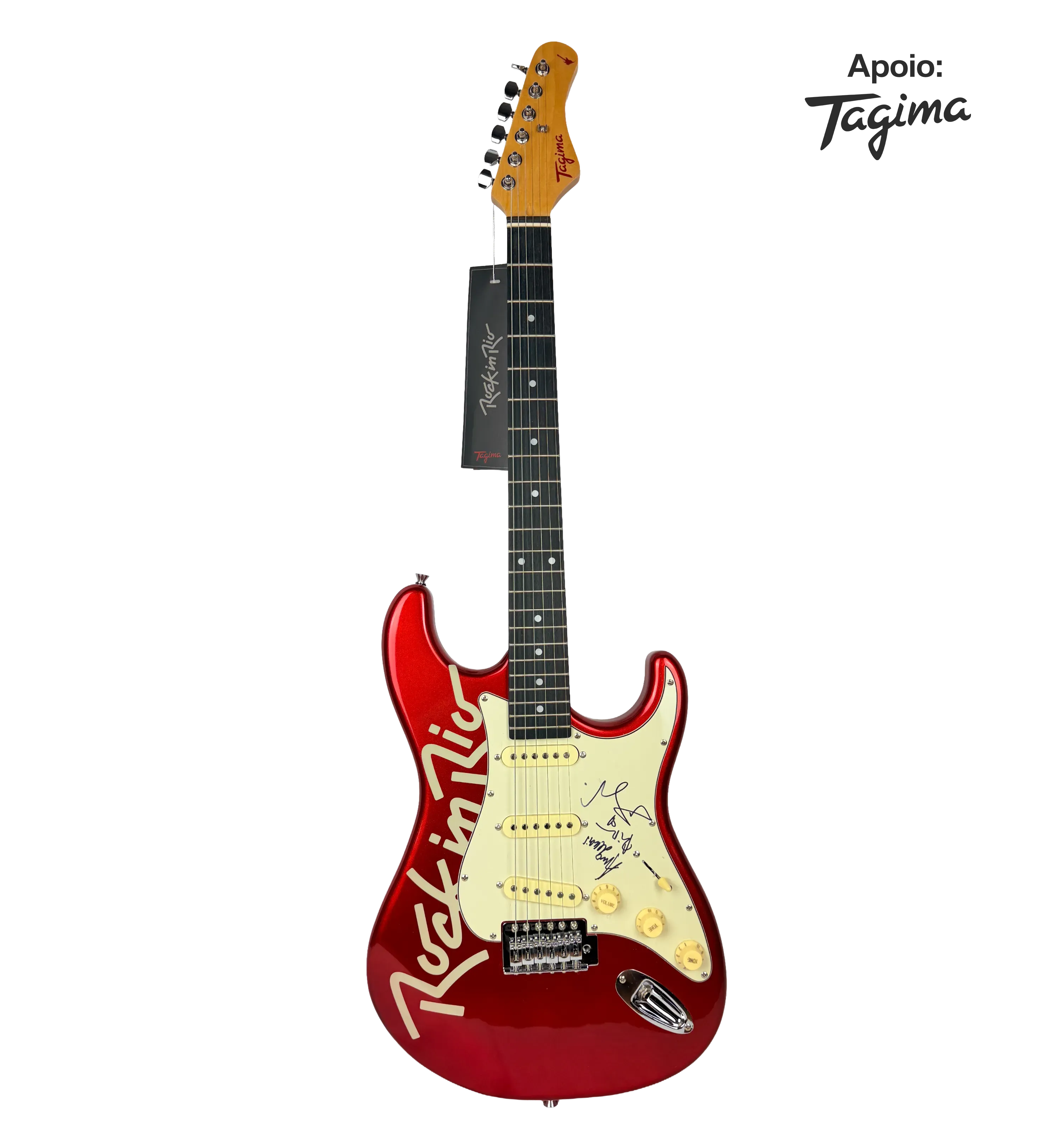 Kit Autografado Com Camisa E Guitarra Autografado Por Ivete Sangalo Rock In Rio 2026 — imagem 5 de 5