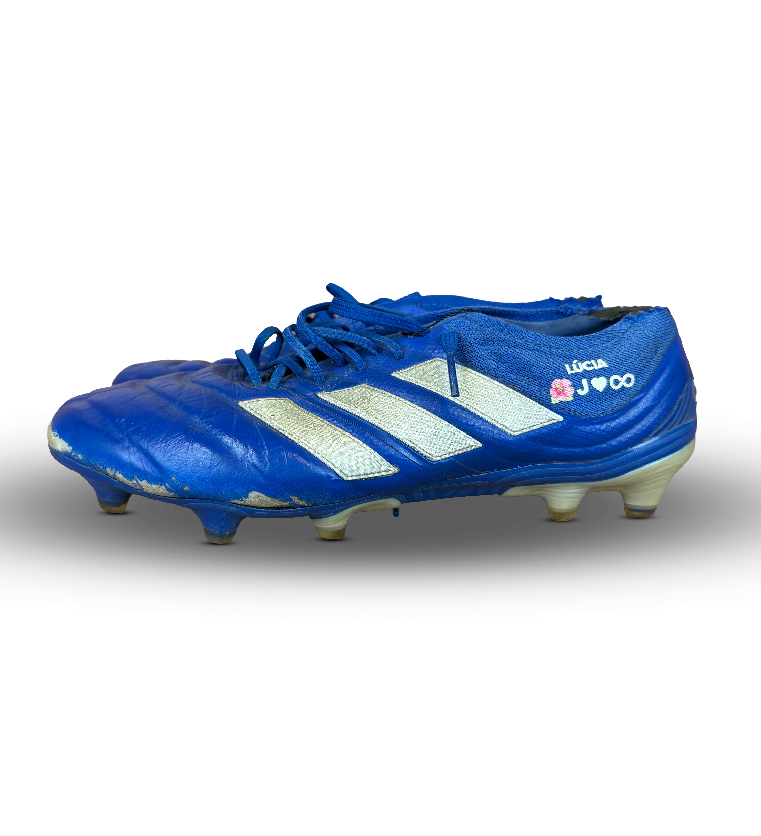 Chuteira Adidas Copa 20.1 Hernanes Utilizada pelo Jogador no São Paulo Temporada 2020 — imagem 1 de 4