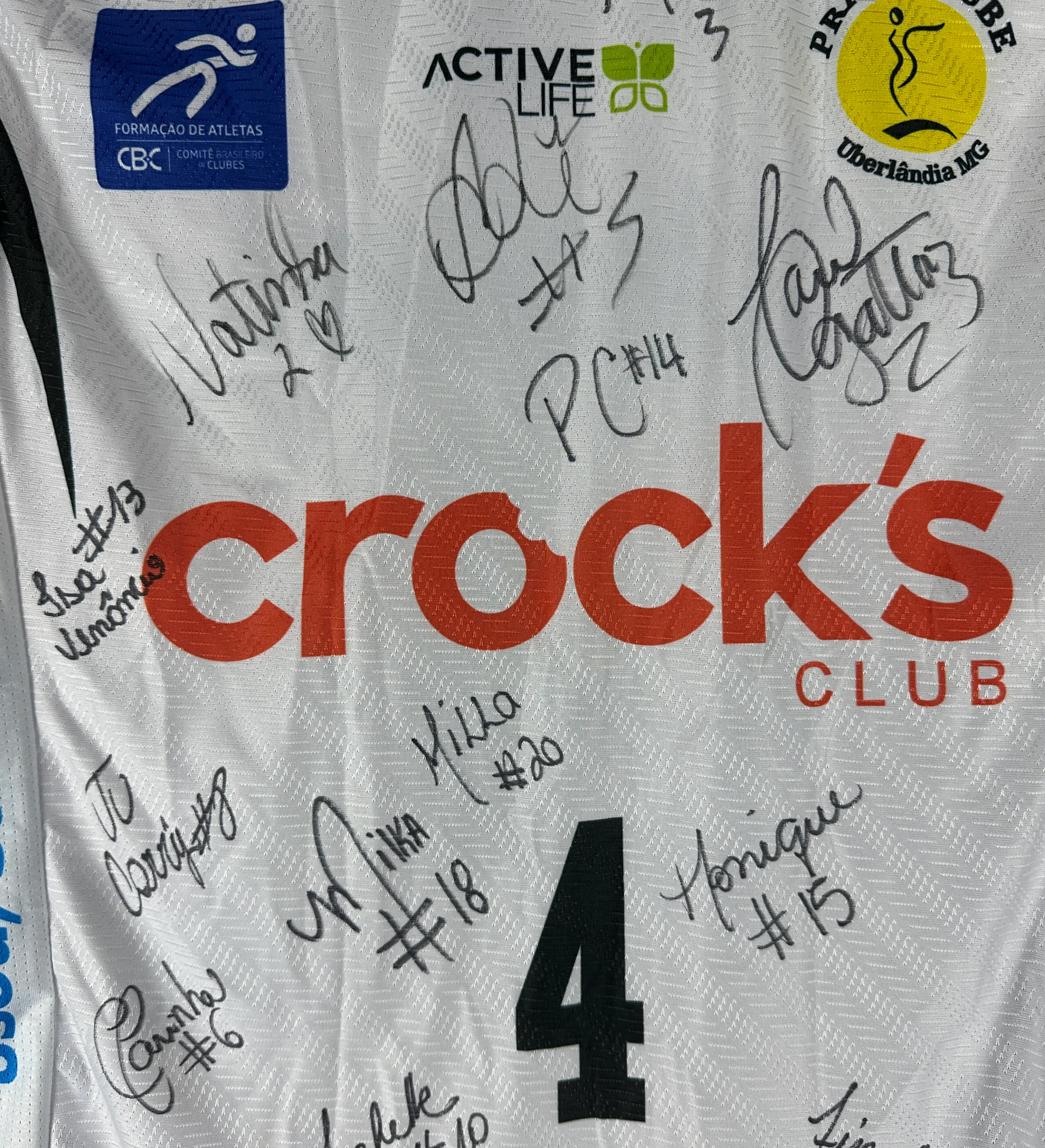Camisa Dentil Praia Clube Final da Superliga Feminina 2026 Autografada por Todo Elenco — imagem 3 de 3