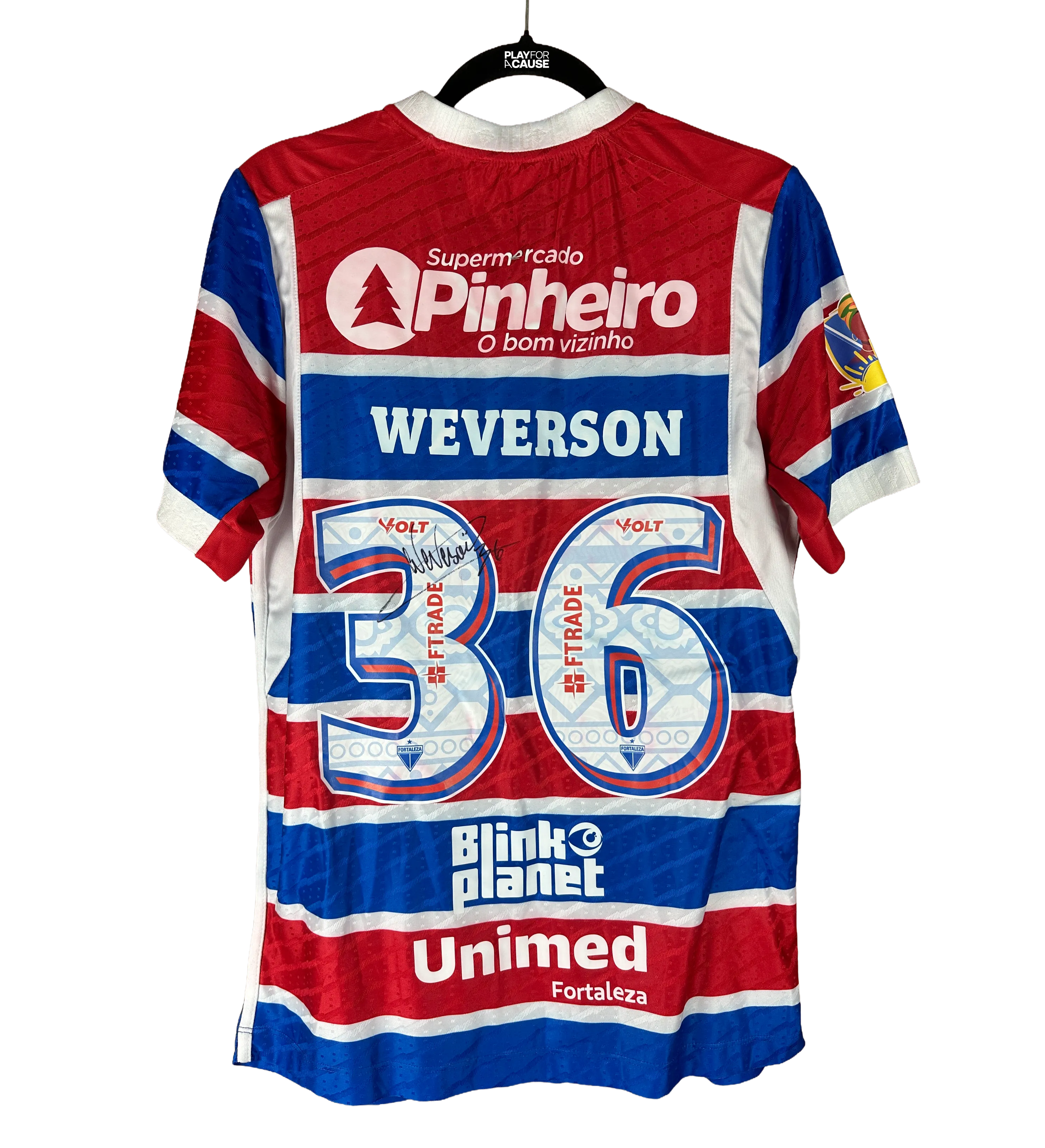 Camisa Fortaleza Weverson Fortaleza x Atlético Mineiro Consciência Negra Brasileirão 2025 — imagem 2 de 3