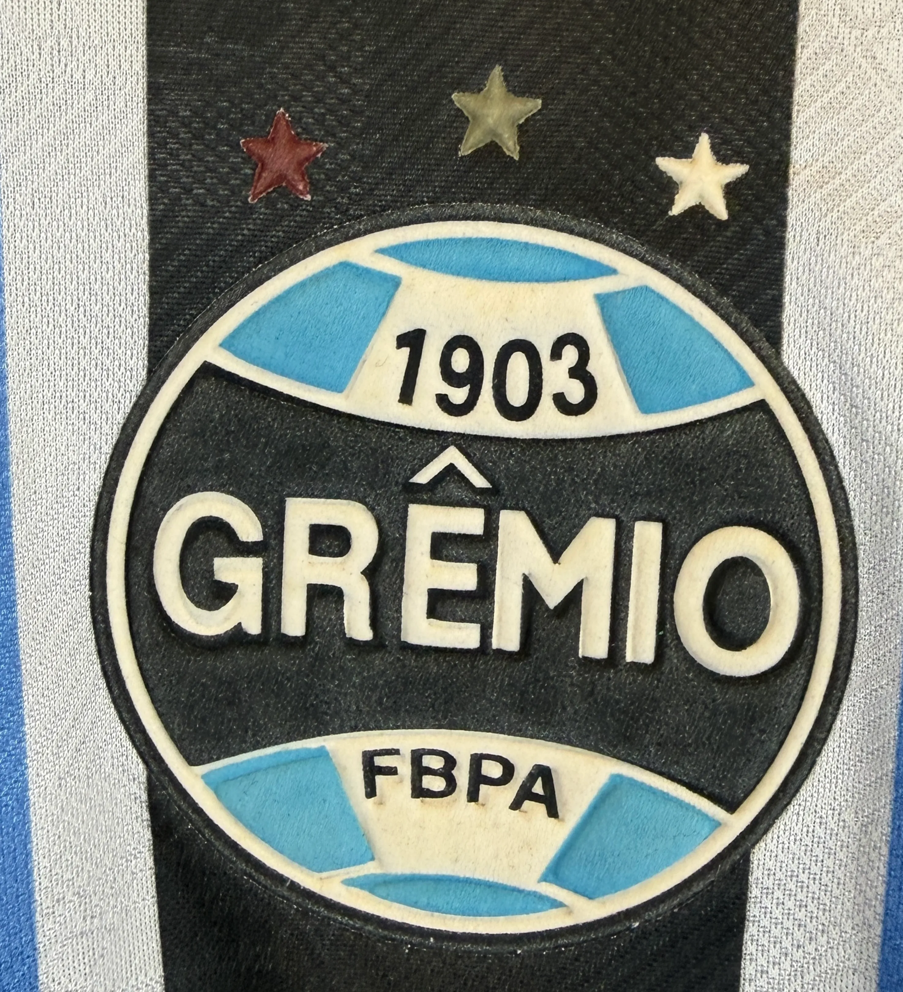 Camisa Grêmio Ronaldinho Gaúcho Temporada 1999 Autografada pelo Bruxo — imagem 5 de 5