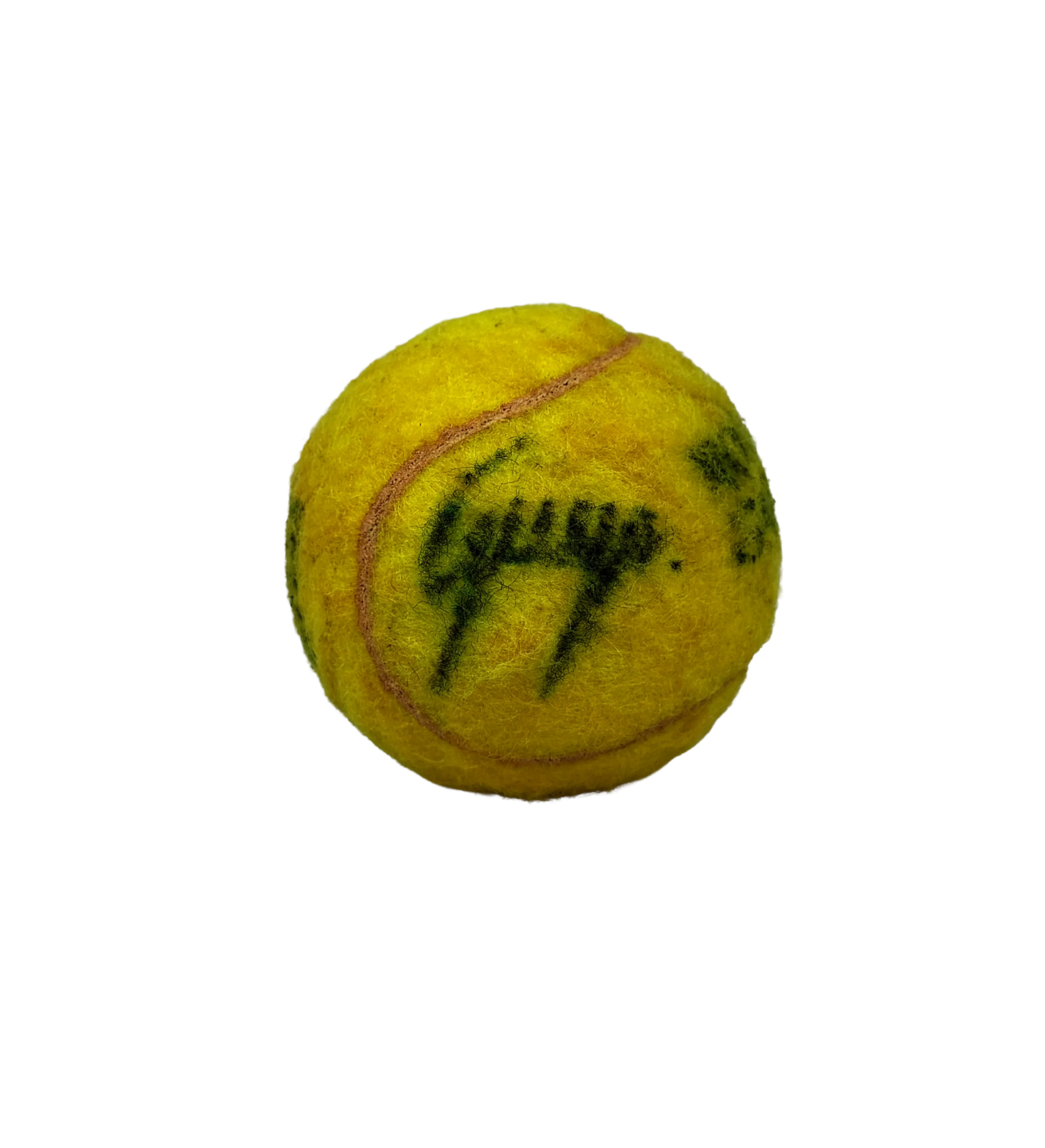 Gustavo Kuerten Roland Garros Champion Statue + Wilson Roland Garros 2000 Tennis Ball Autographed by the Idol Guga — imagem 4 de 5