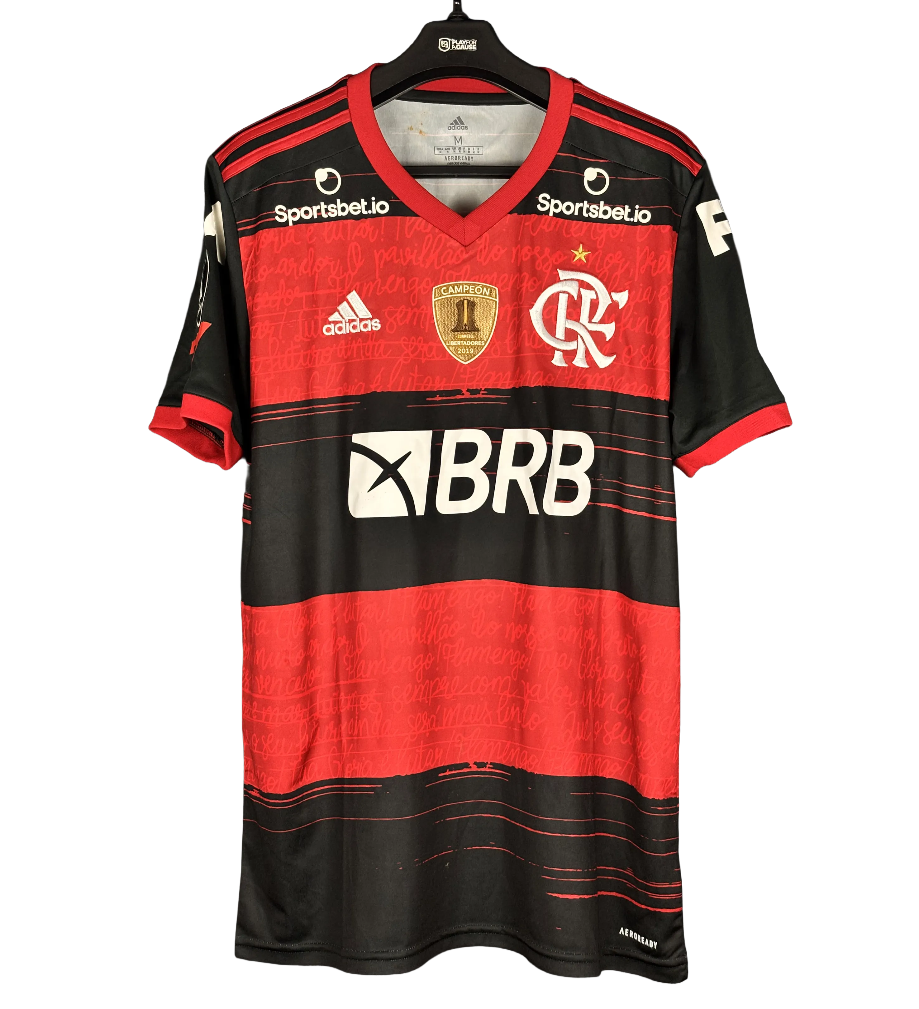 Camiseta del Clube de Regatas do Flamengo – Thiago Maia #18 – Copa Libertadores 2020 – Preparada para Partido — imagem 1 de 2