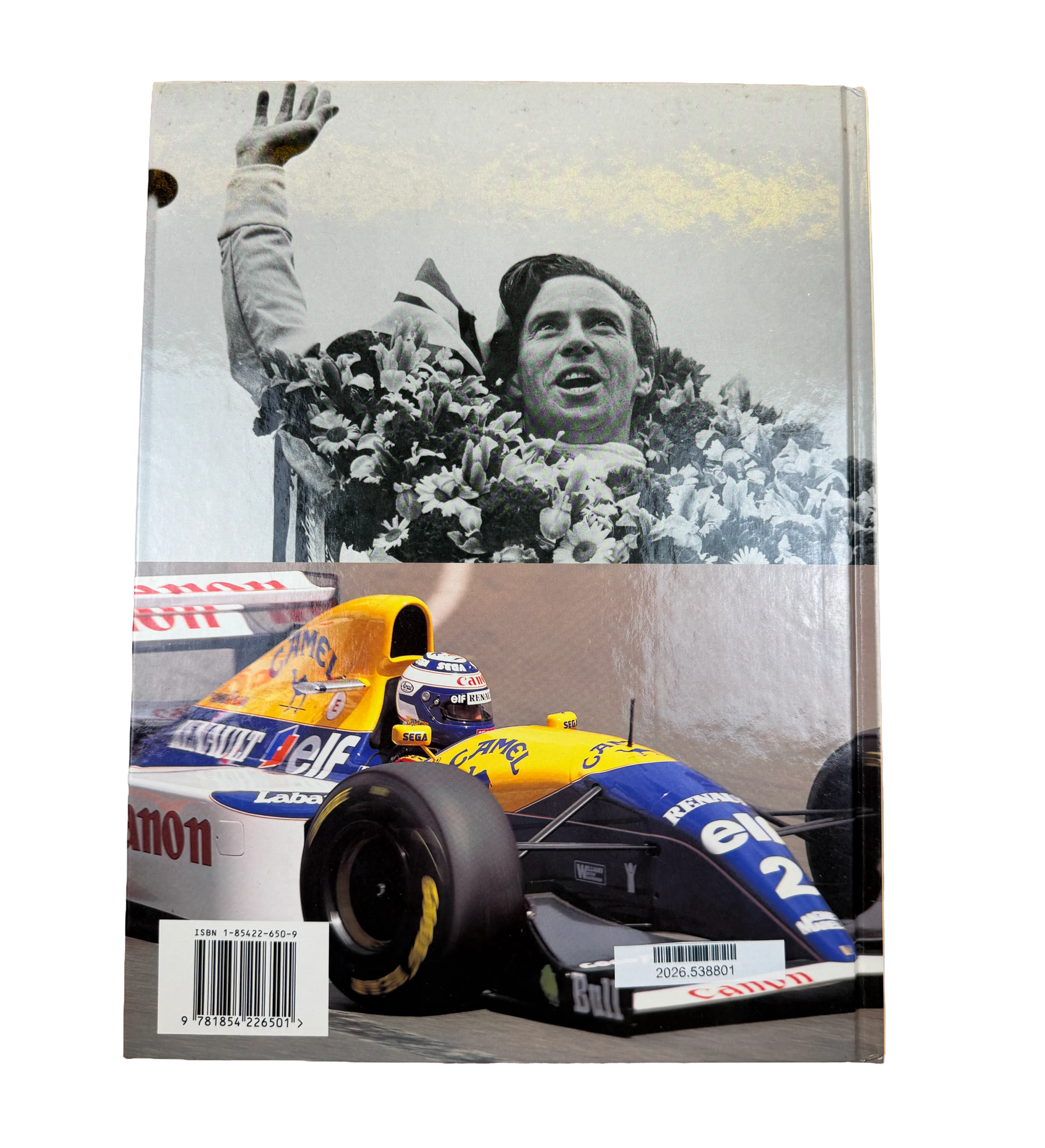 Hardcover Book - Imported - Formula 1 - Legends - Magna Books 1994 - Signed by Author Doug Nye and drivers Emerson Fittipaldi / Nikki Lauda / Mario Andretti / Laffite / Piquet / Keke Rosberg / Patrese / Prost / Mansell / Berger and Alesi — imagem 2 de 3