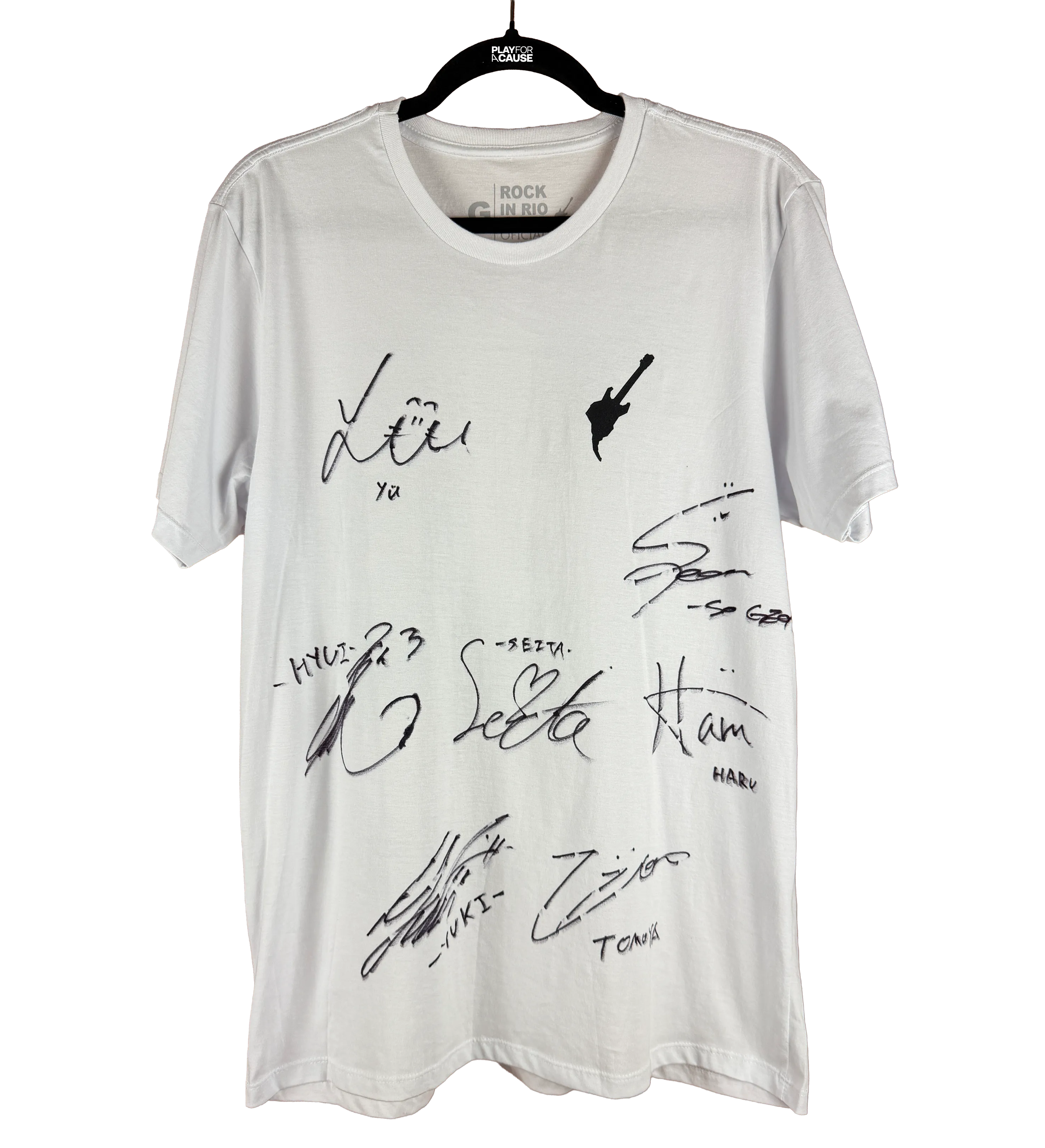 Camisa Autografada Por NEXZ Rock In Rio 2026 — imagem 1 de 3