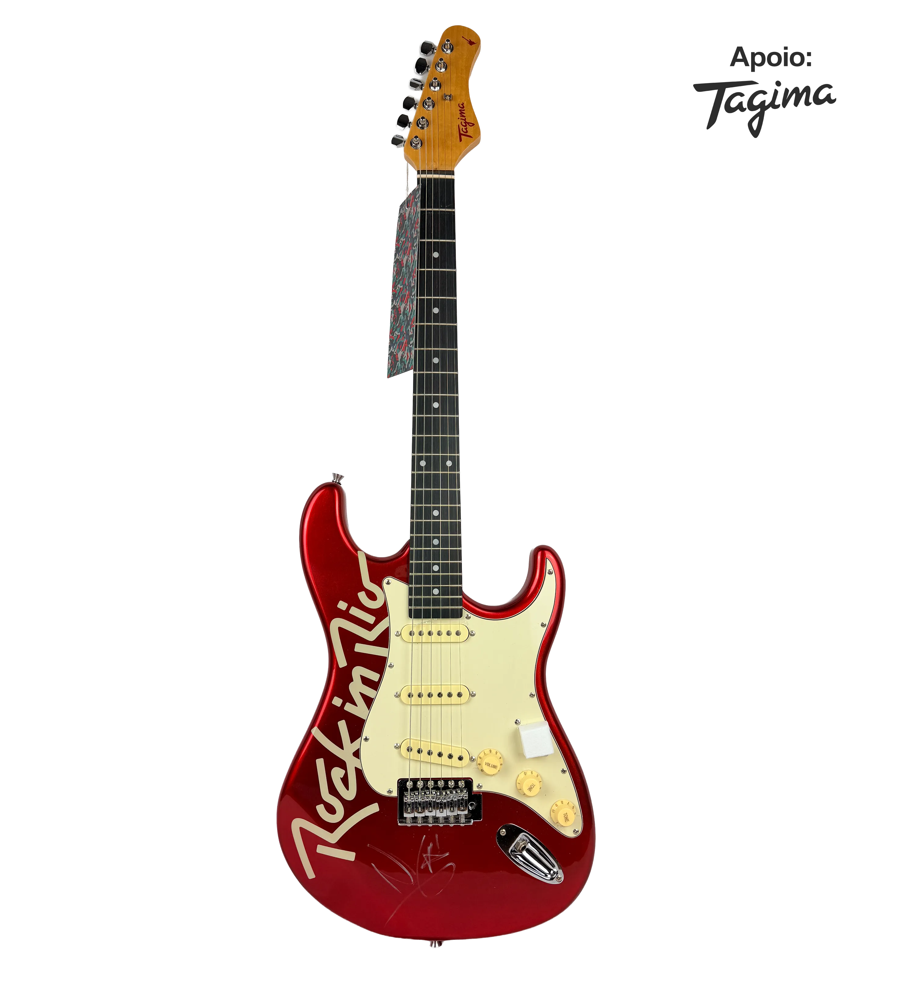 Guitarra Autografiada por Ne-Yo Rock In Rio 2026 — imagem 4 de 4