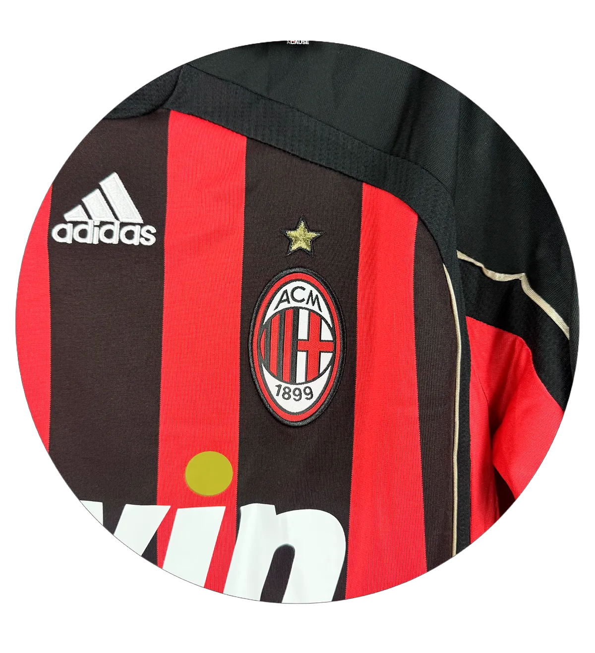 Camiseta Retro del Milan – Kaká – Temporada 2007 – Firmada por el Crack – Certificación Internacional — imagem 5 de 6
