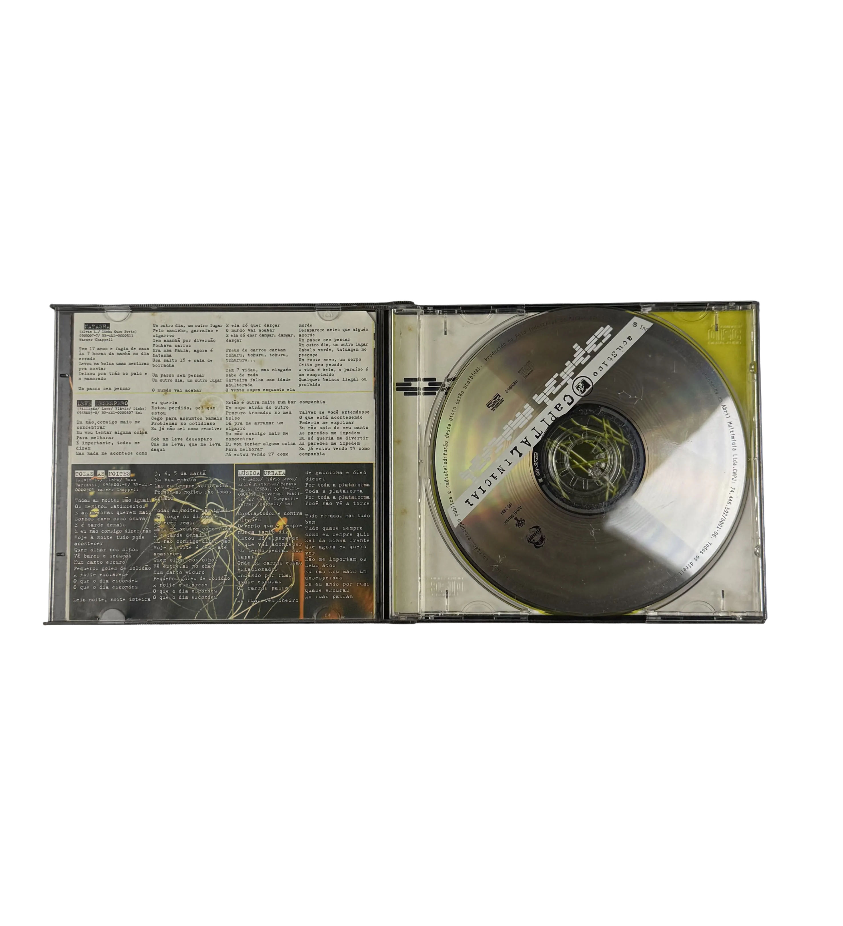 CD Capital Inicial - MTV Acustico - 2000 - Autografado pelo Vocalista Dinho Ouro Preto — imagem 4 de 4