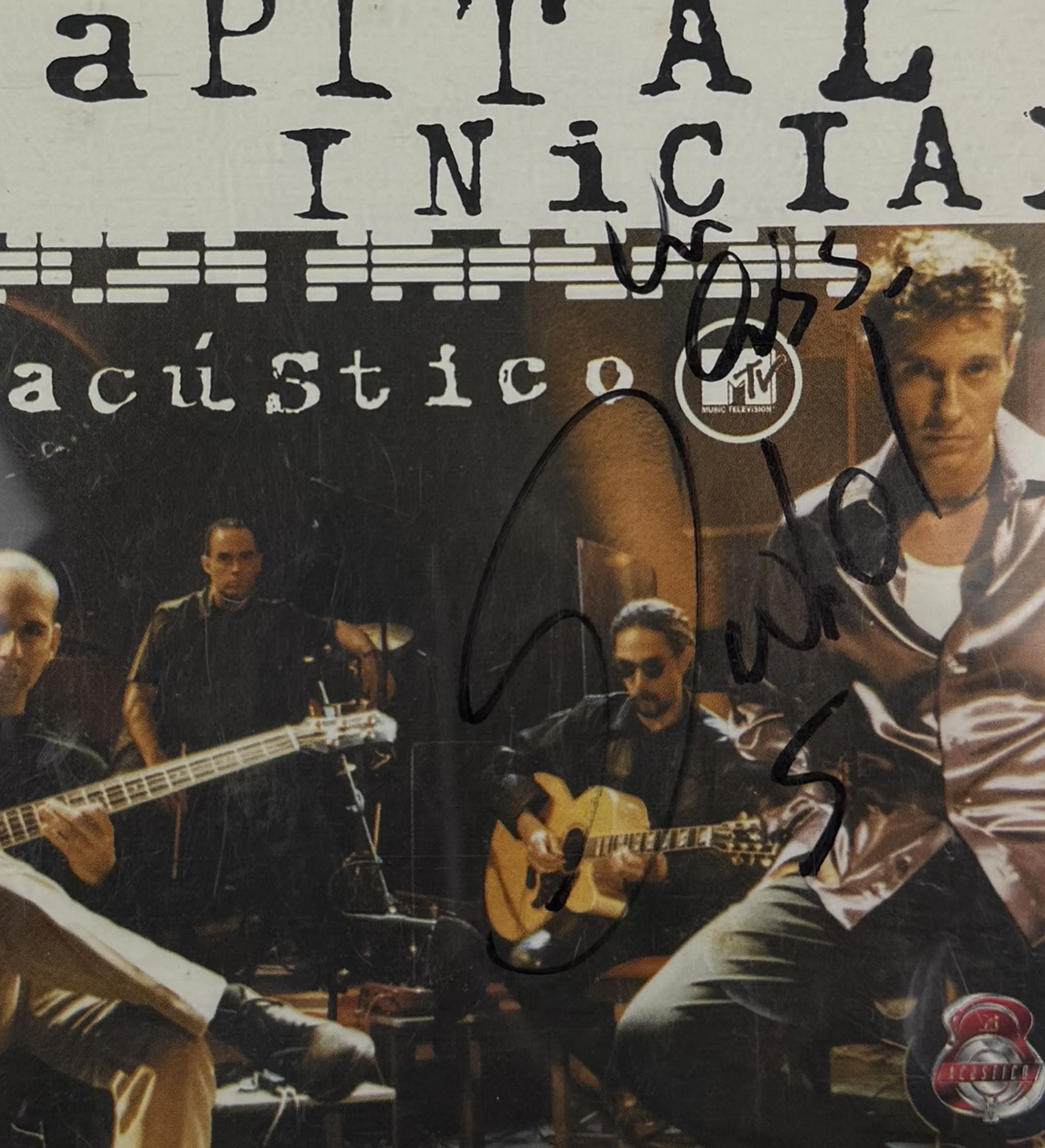 CD Capital Inicial - MTV Acustico - 2000 - Autografado pelo Vocalista Dinho Ouro Preto — imagem 2 de 4