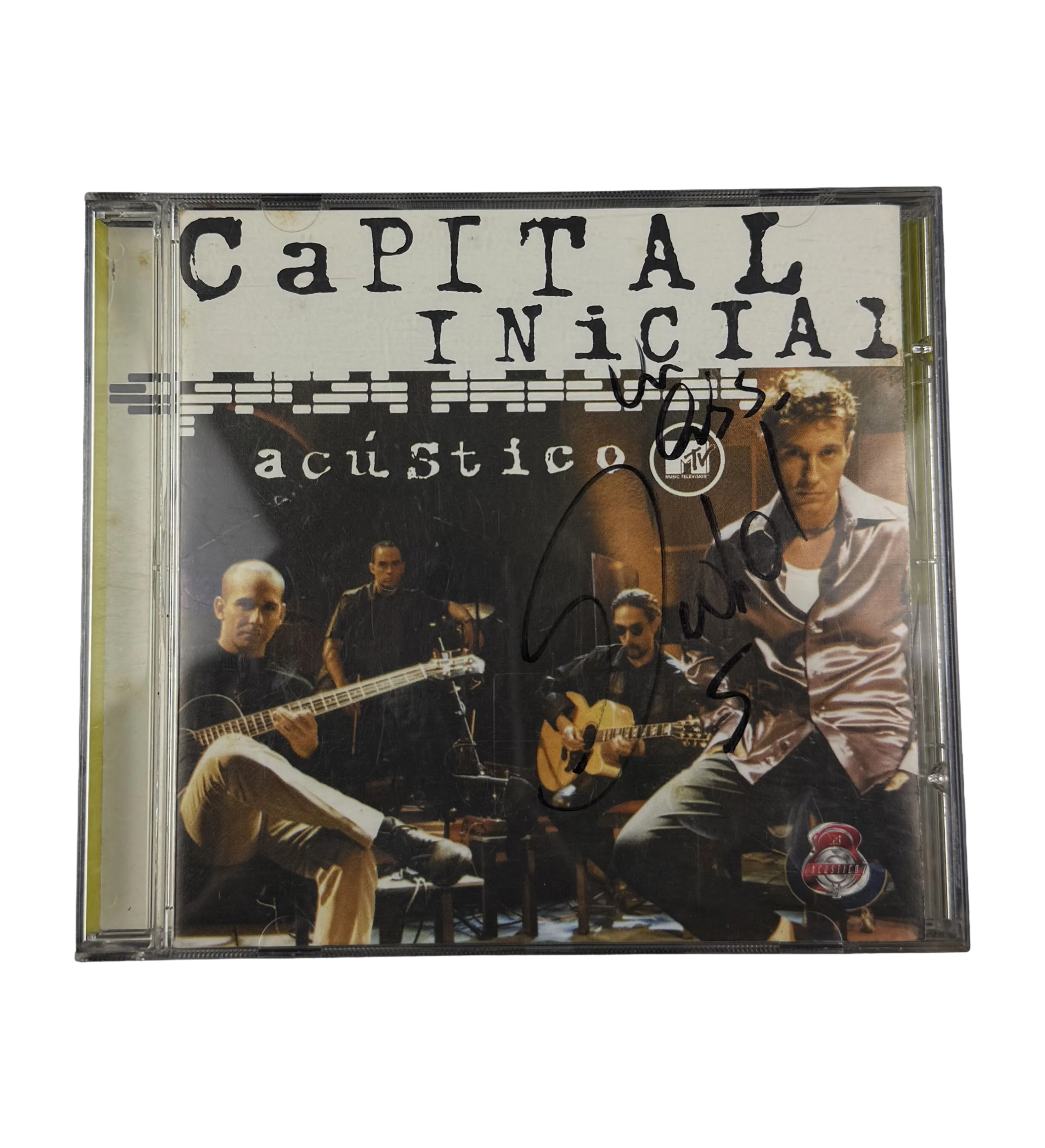 CD Capital Inicial - MTV Acustico - 2000 - Autografado pelo Vocalista Dinho Ouro Preto — imagem 1 de 4