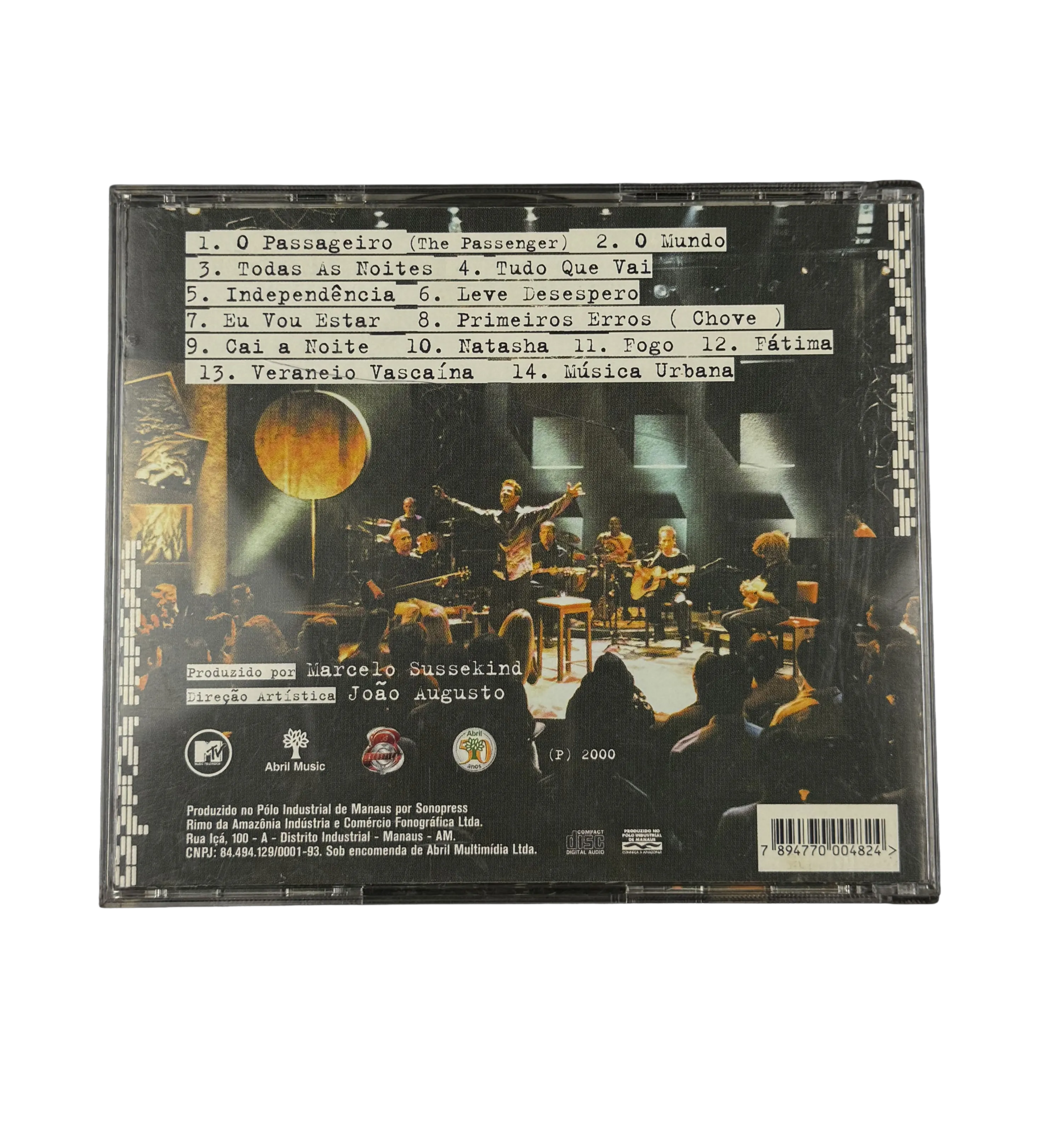 CD Capital Inicial - MTV Acustico - 2000 - Autografado pelo Vocalista Dinho Ouro Preto — imagem 3 de 4