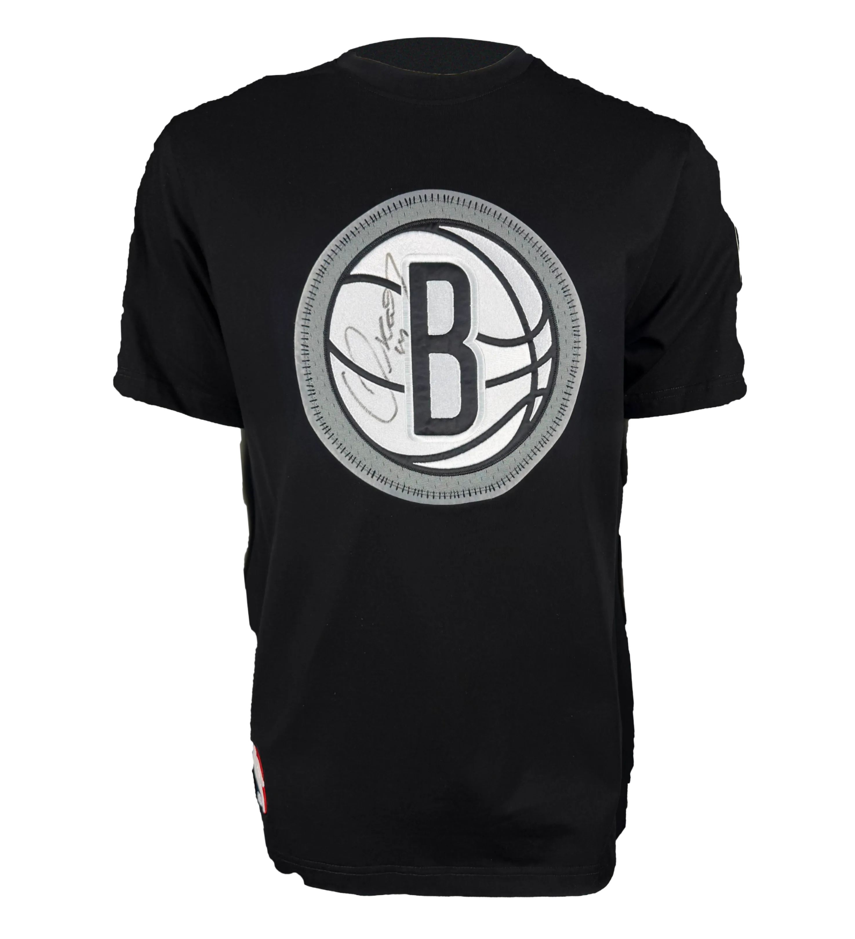 Camiseta Brooklyn Nets – NBA Pro Standard – Colección de Lujo – Firmada por Oscar Schmidt – Elegido en el Draft de 1984 pero Eligió a Brasil en lugar de la NBA — imagem 1 de 2