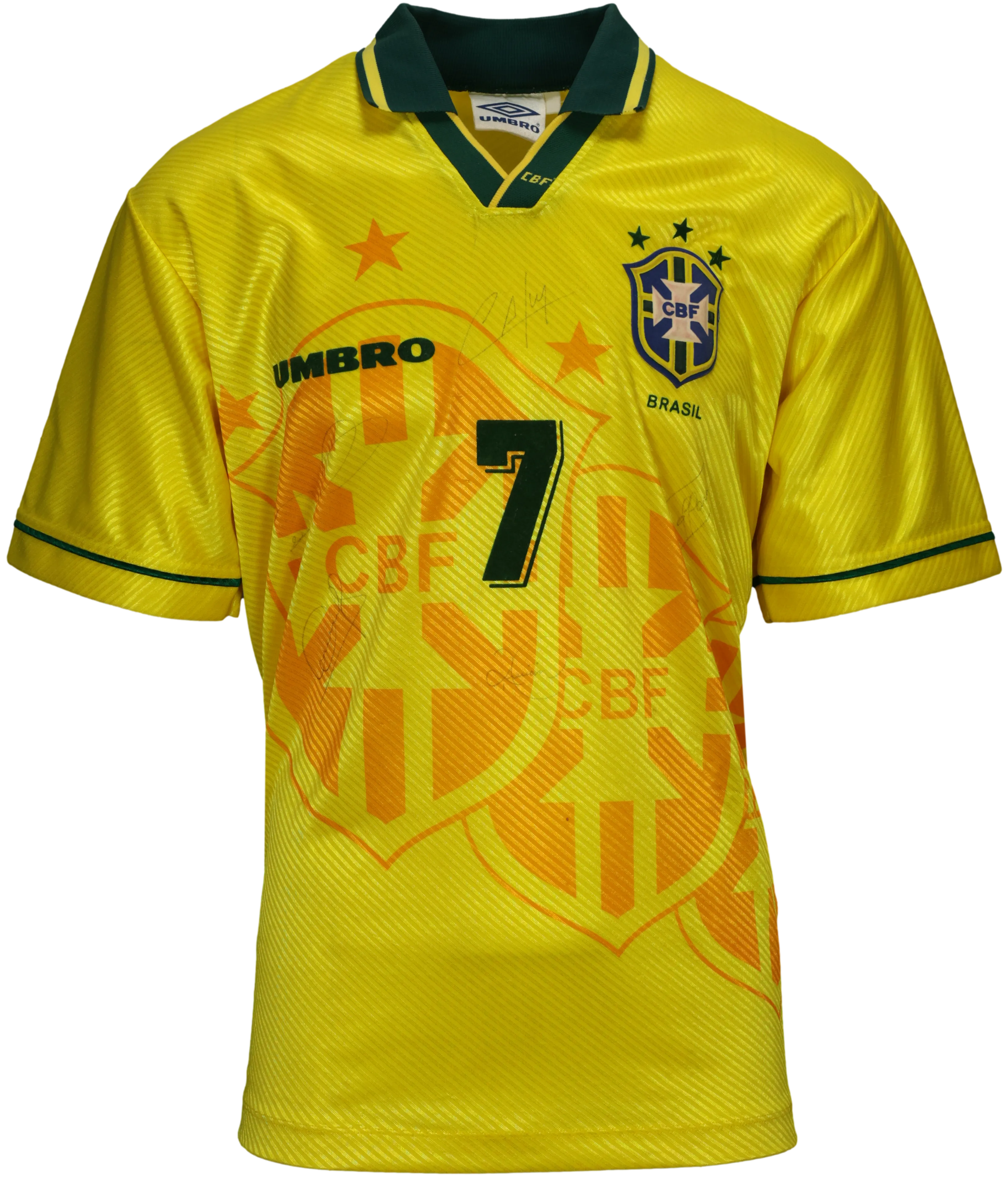 Camisa Seleção Brasileira Bebeto 1994 Autografada pelo Elenco — imagem 1 de 9