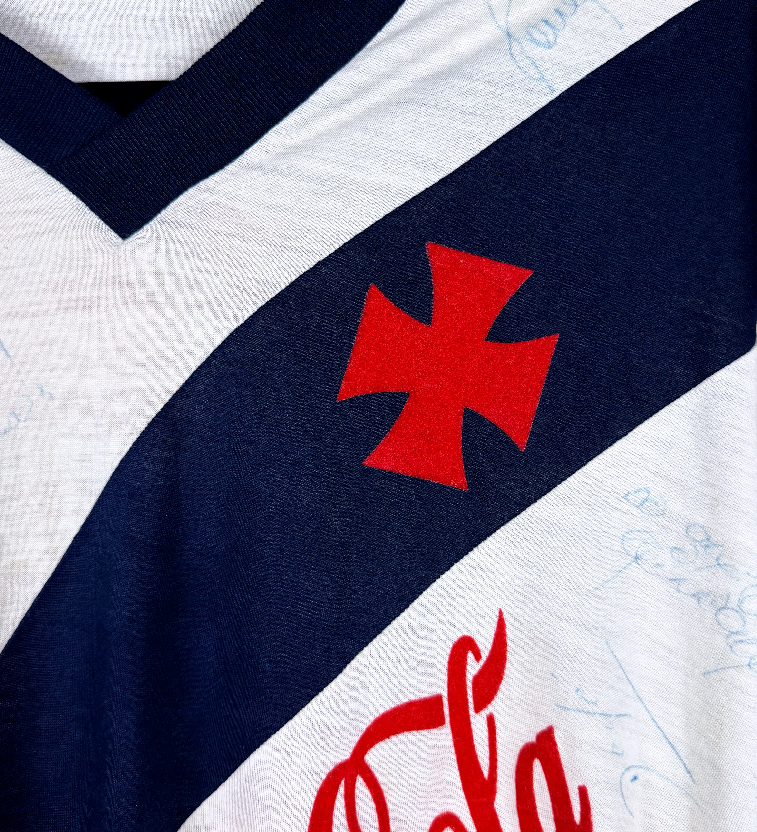 Camisa Vasco - Bebeto - Brasileirão 1989 - Modelo Jogador - Autografada pelo Elenco Campeão de 1989 — imagem 6 de 6