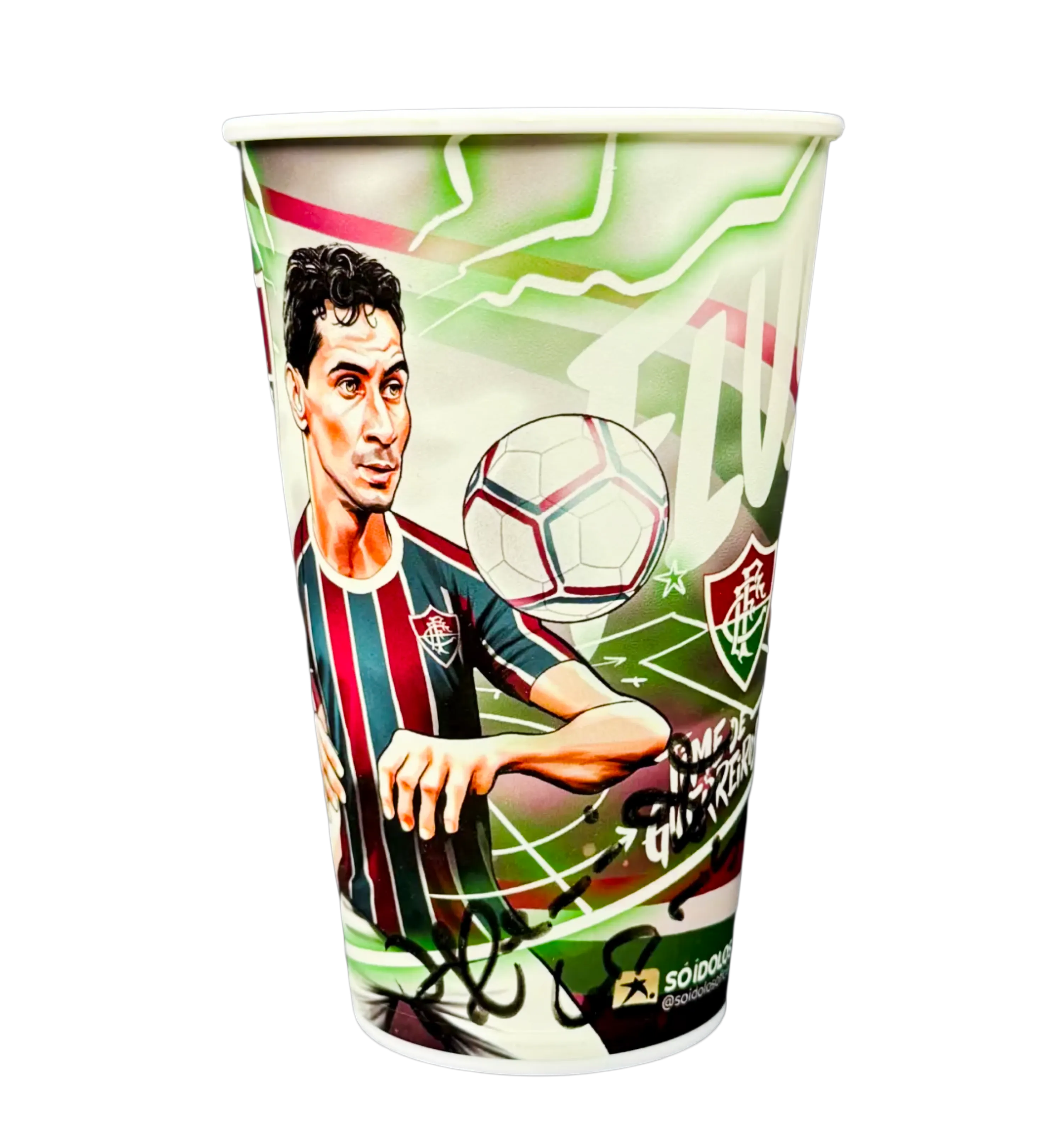 Copo Fluminense - Assinado Pelo Ganso — imagem 2 de 2