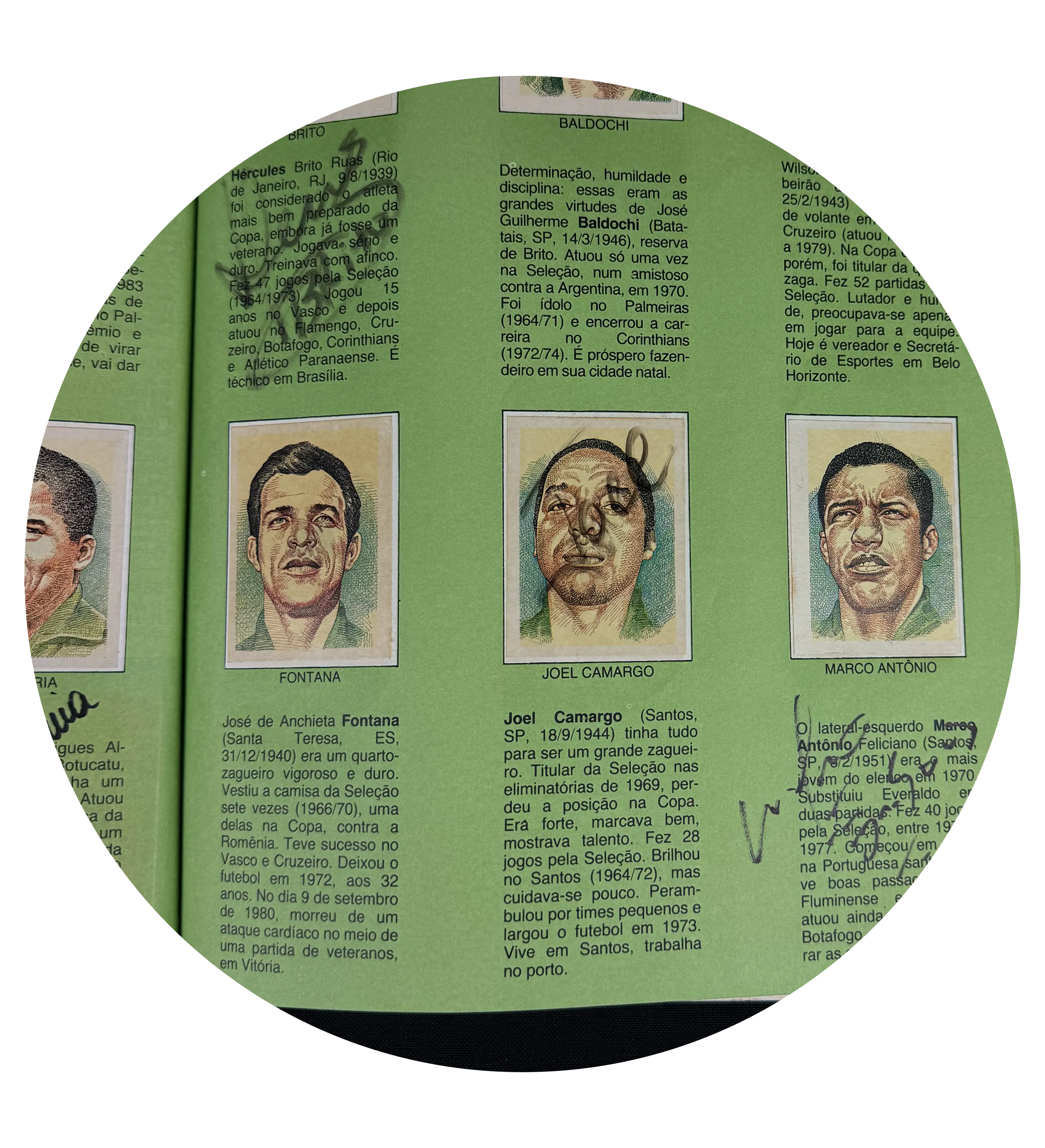 Album Oficial - Copa 1970 - Herois do Tri - Autografado pelos jogadores Pele / Gerson / Rivelino / Felix / Carlos Alberto / Ze Maria / Brito / Piazza / Clodoaldo / Tostao / Zagallo entre outros — imagem 5 de 7