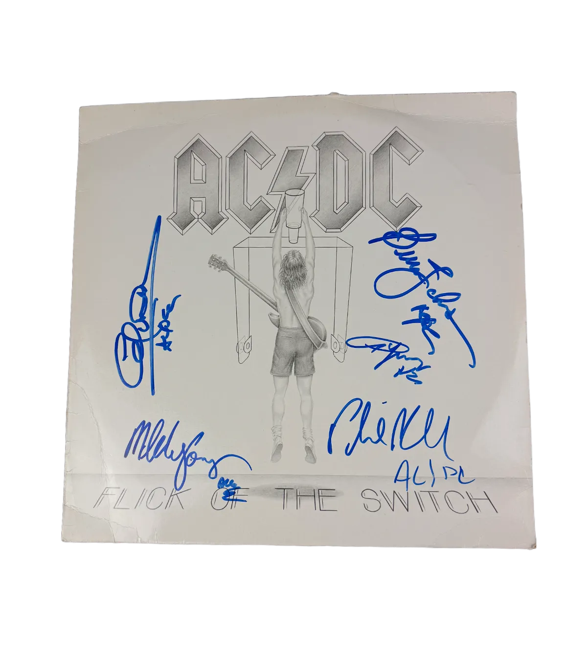 LP AC/DC – Flick of the Switch – Firmado por la Banda — imagem 1 de 3